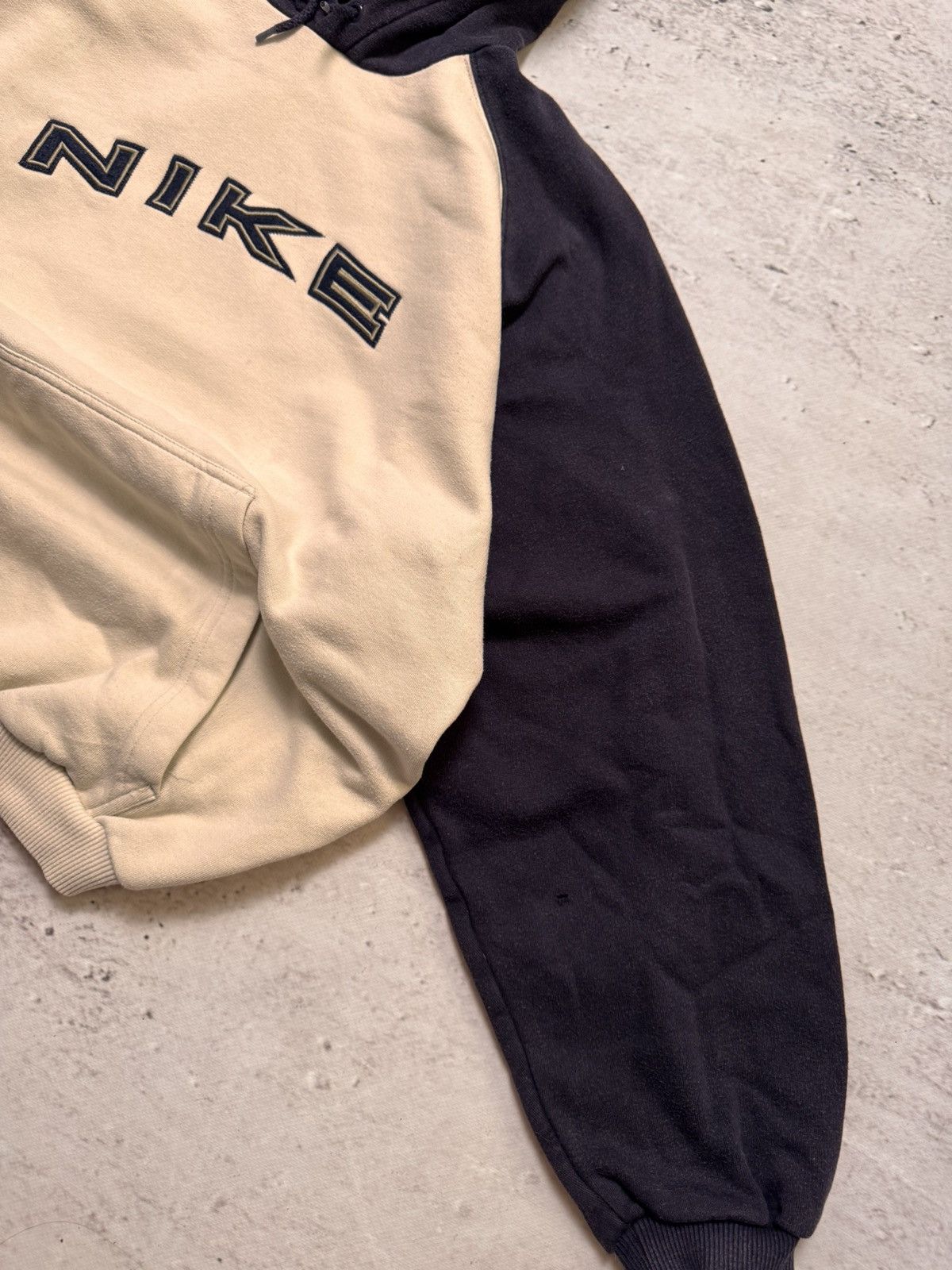 Nike × Vintage NIKE VINTAGE CENTER LOGO OVERSIZE BOXY HOODIE Size US XL / EU 56 / 4 - 3 Thumbnail
