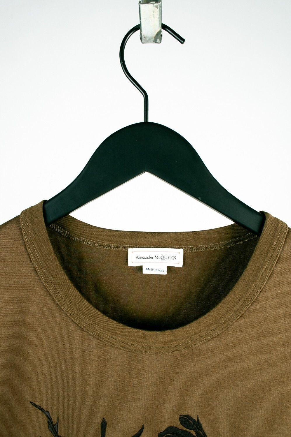 Alexander McQueen Original Alexander Mcqueen Skull Khaki Men T Shirt L MCQT1 Size US M / EU 48-50 / 2 - 3 Thumbnail