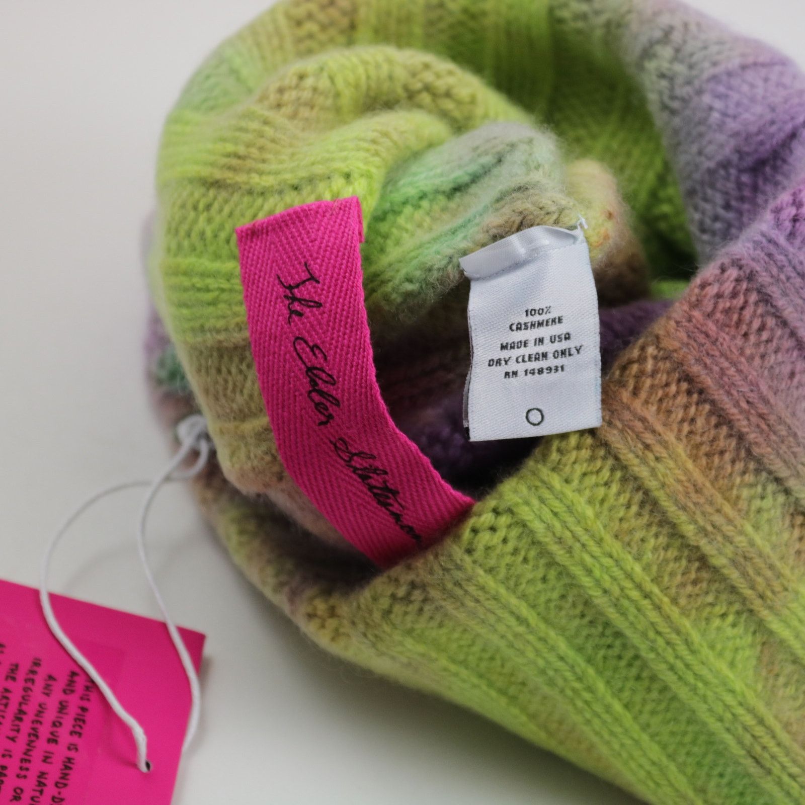 The Elder Statesman The Elder Statesman Cashmere Short Bunny Echo Beanie Hat New Size ONE SIZE - 4 Thumbnail