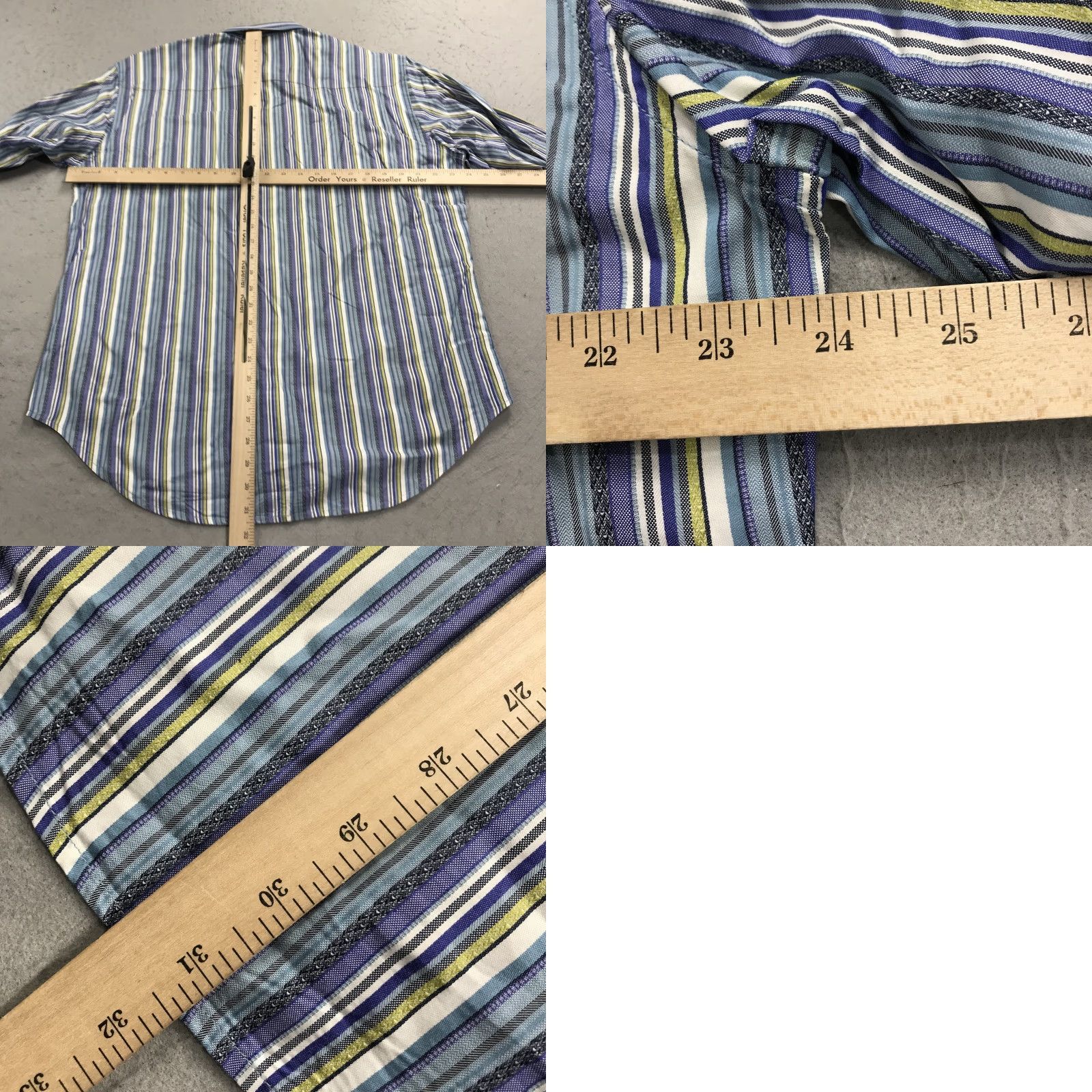 Robert Graham Robert Graham Shirt Mens Large Blue Purple Abstract Loud Flip Cuff Party Cotton Size US L / EU 52-54 / 3 - 8 Thumbnail