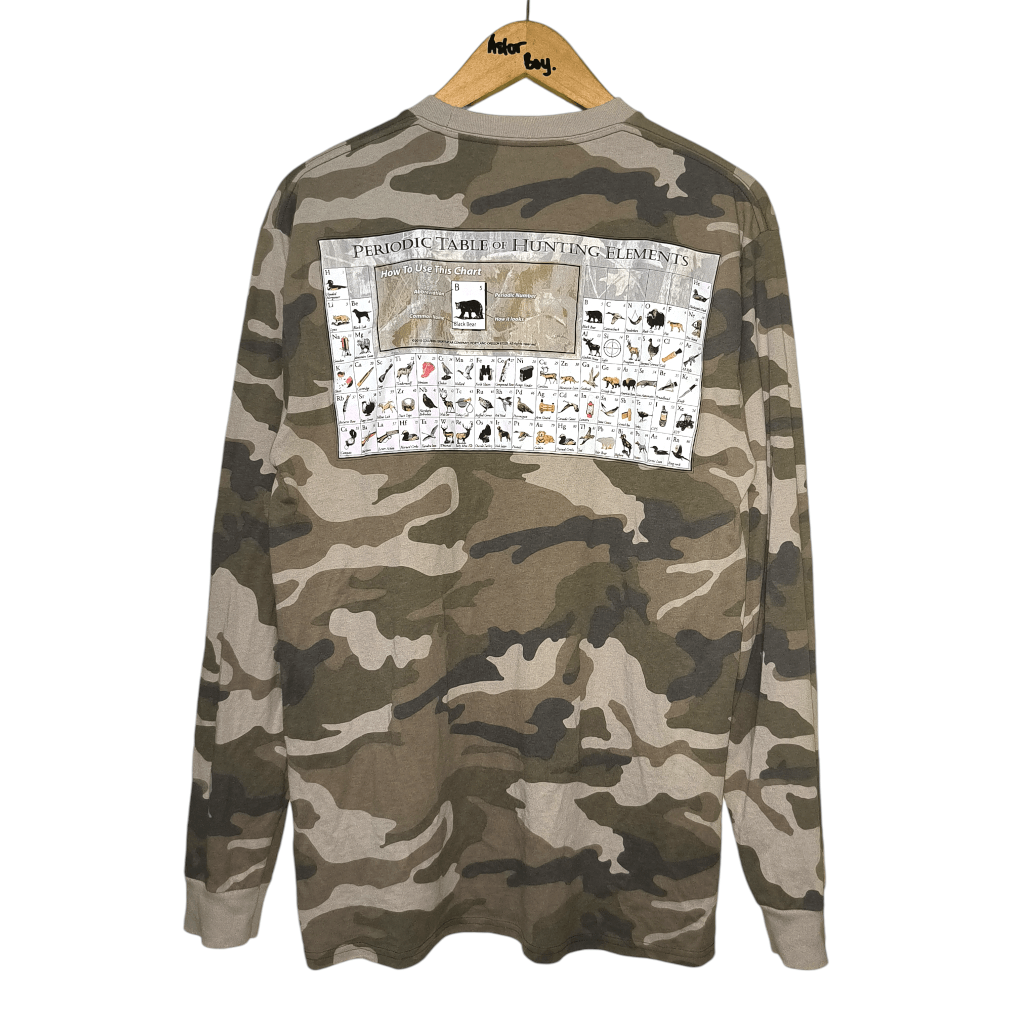 Columbia Columbia Camo Periodict Table Of Hunting Element Size US M / EU 48-50 / 2 - 1 Thumbnail