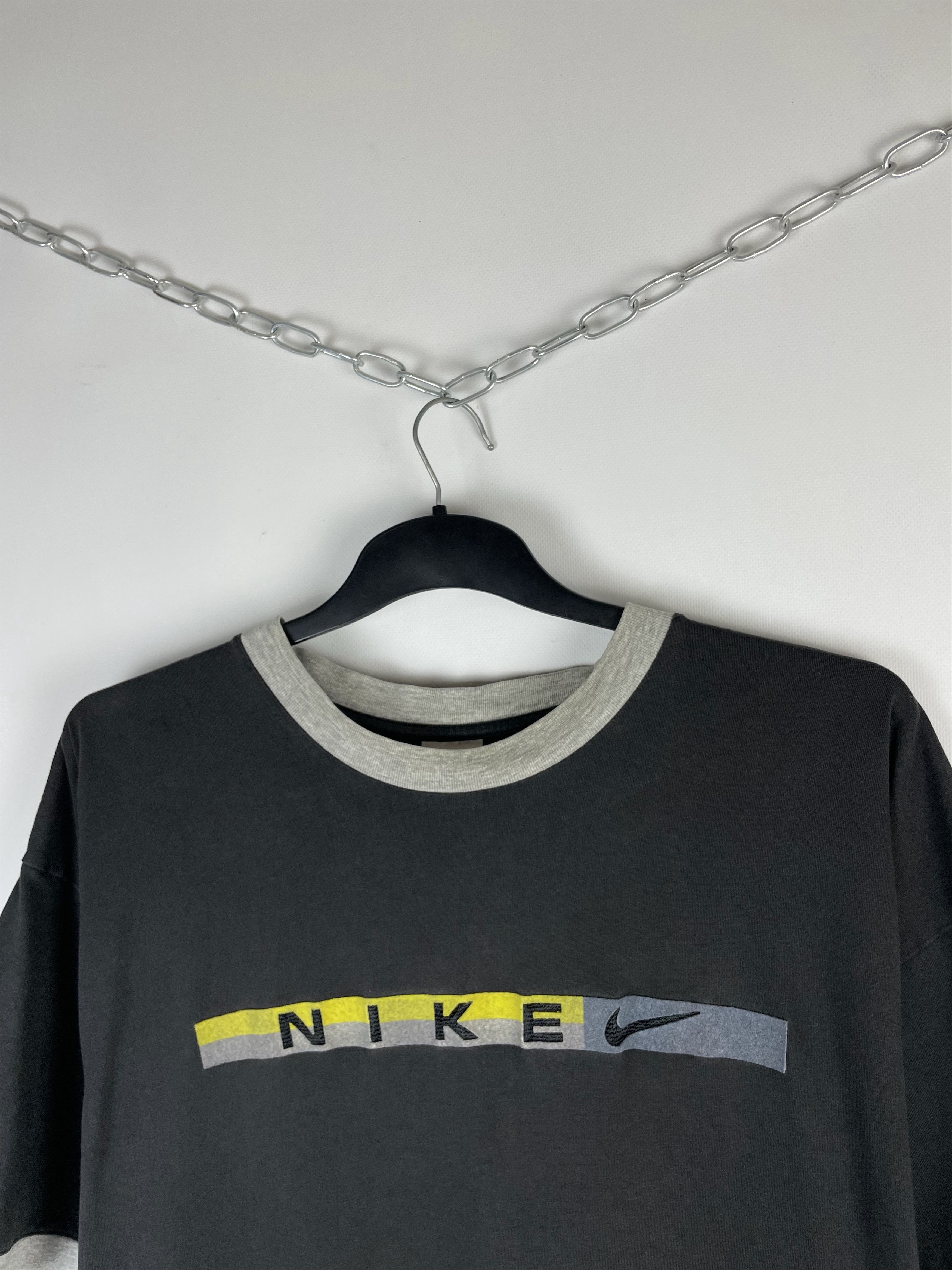 Nike × Vintage Vintage Nike Center Logo Tee 90s Size US XXL / EU 58 / 5 - 4 Thumbnail