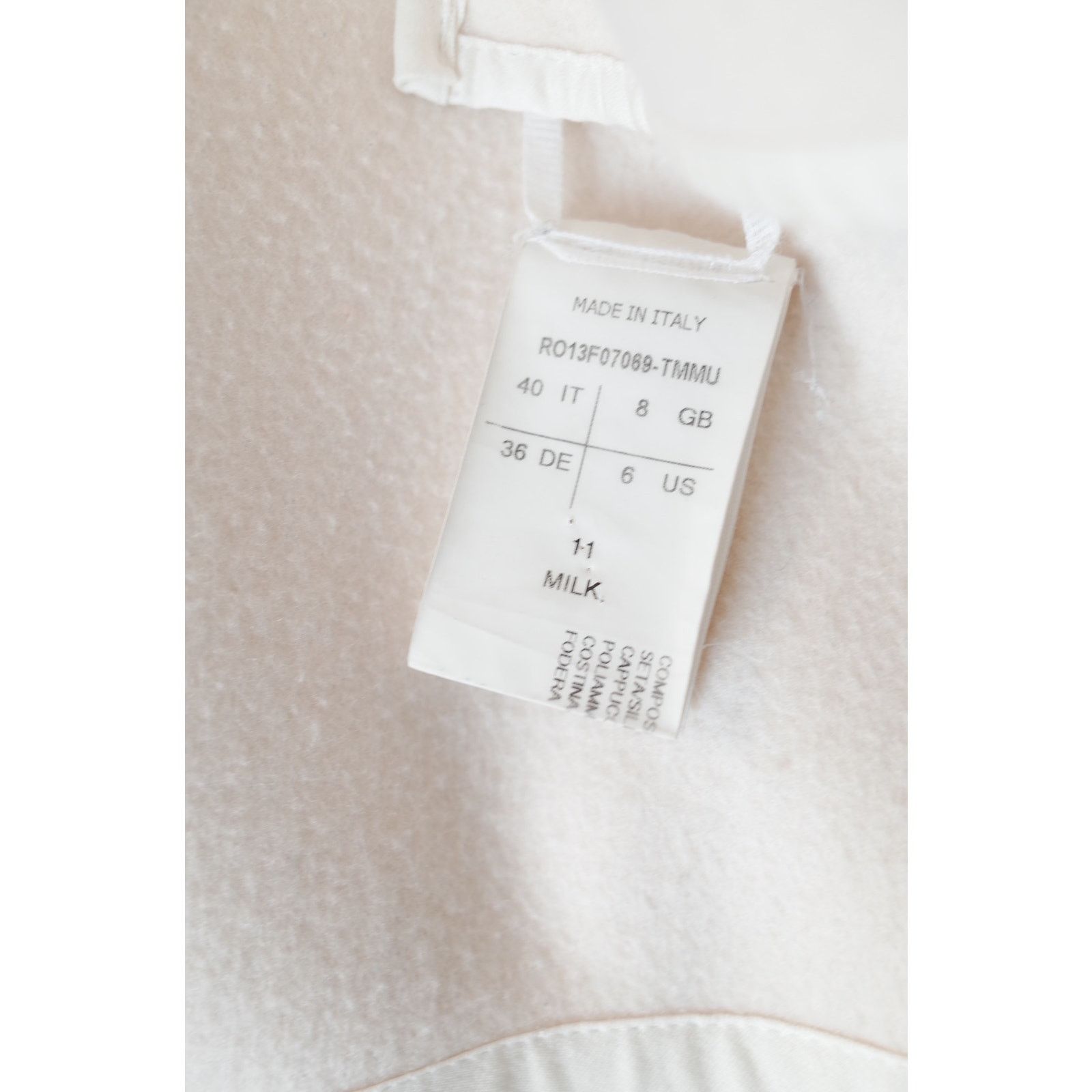 Rick Owens Rick Owens Cocoon Virgin Wool & Silk Coat in Milk US 6 IT 40 Size M / US 6-8 / IT 42-44 - 6 Thumbnail