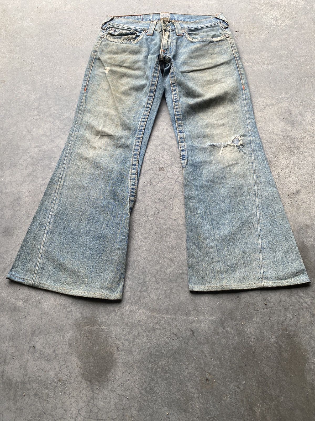 Beauty Beast × Japanese Brand × True Religion Tru religion flare denim Size US 32 / EU 48 - 2 Thumbnail