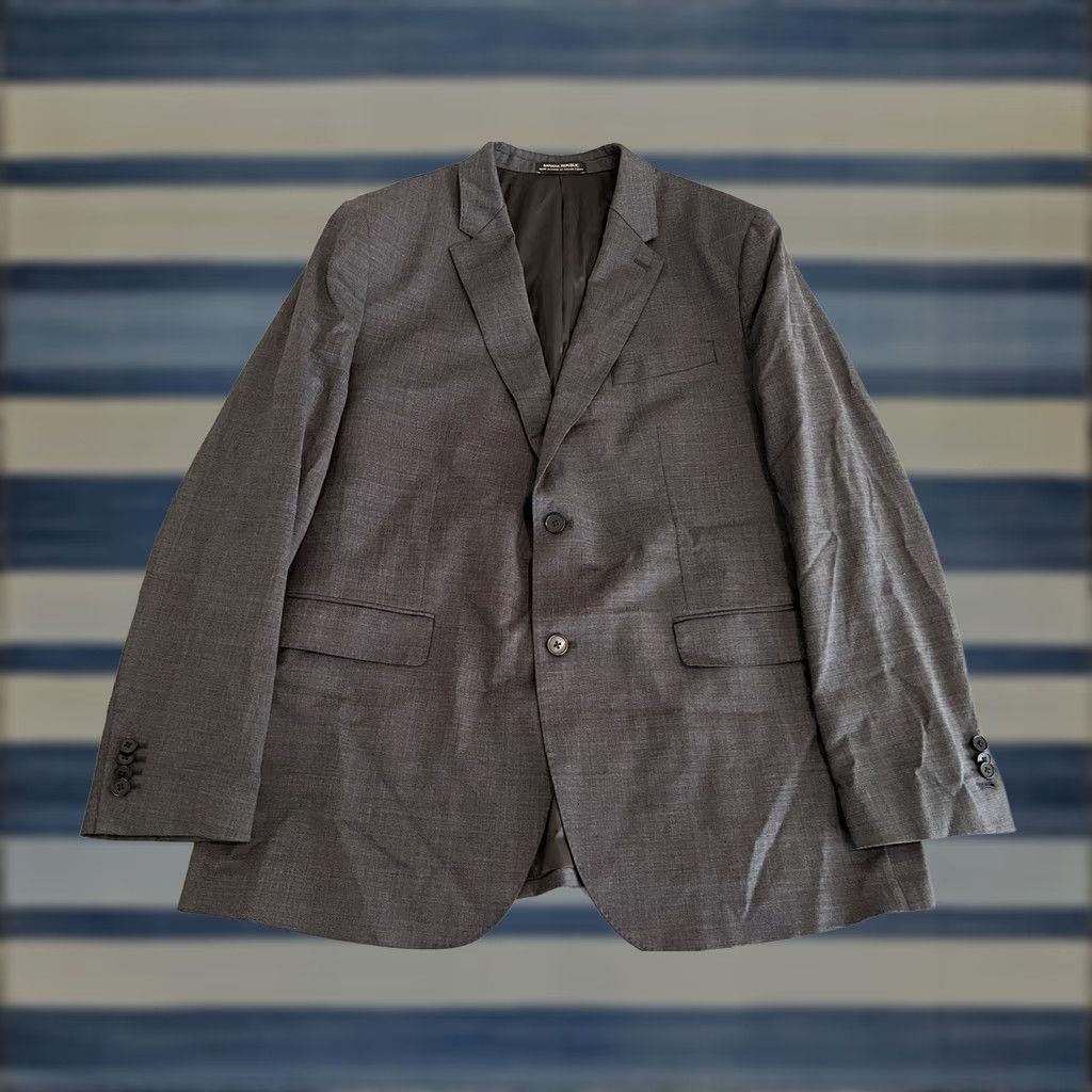 Banana Republic Banana Republic Blazer Shirt Mens 48R Gray Wool Slim Jacket Coat Regular Tailored 48 Mens Womens? Size 48R - 1 Thumbnail
