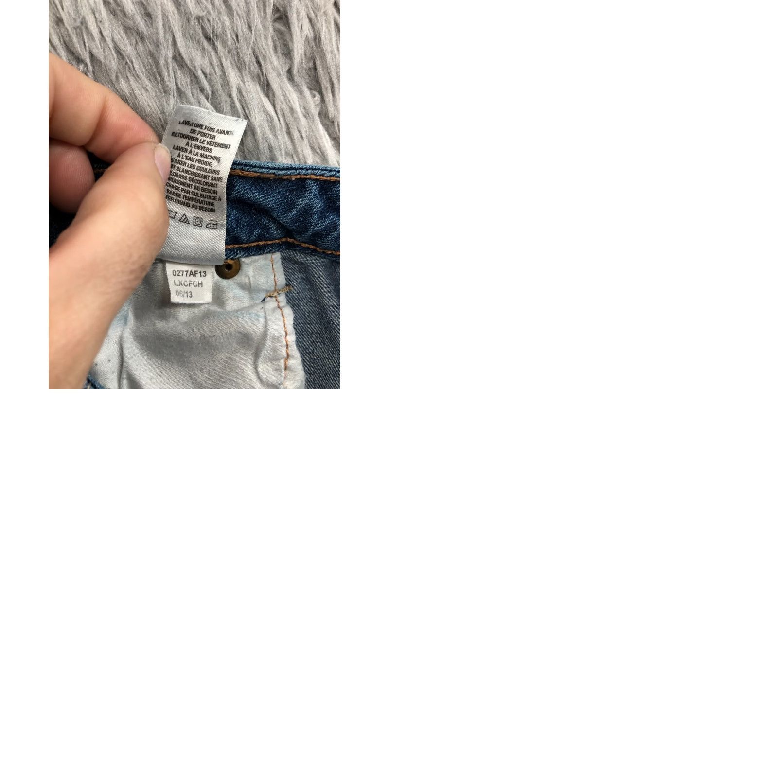 Vintage Aéropostale Bayla Skinny Jeans Short Womens Size 6 Medium Wash Blue Size 28" / US 6 / IT 42 - 9 Thumbnail