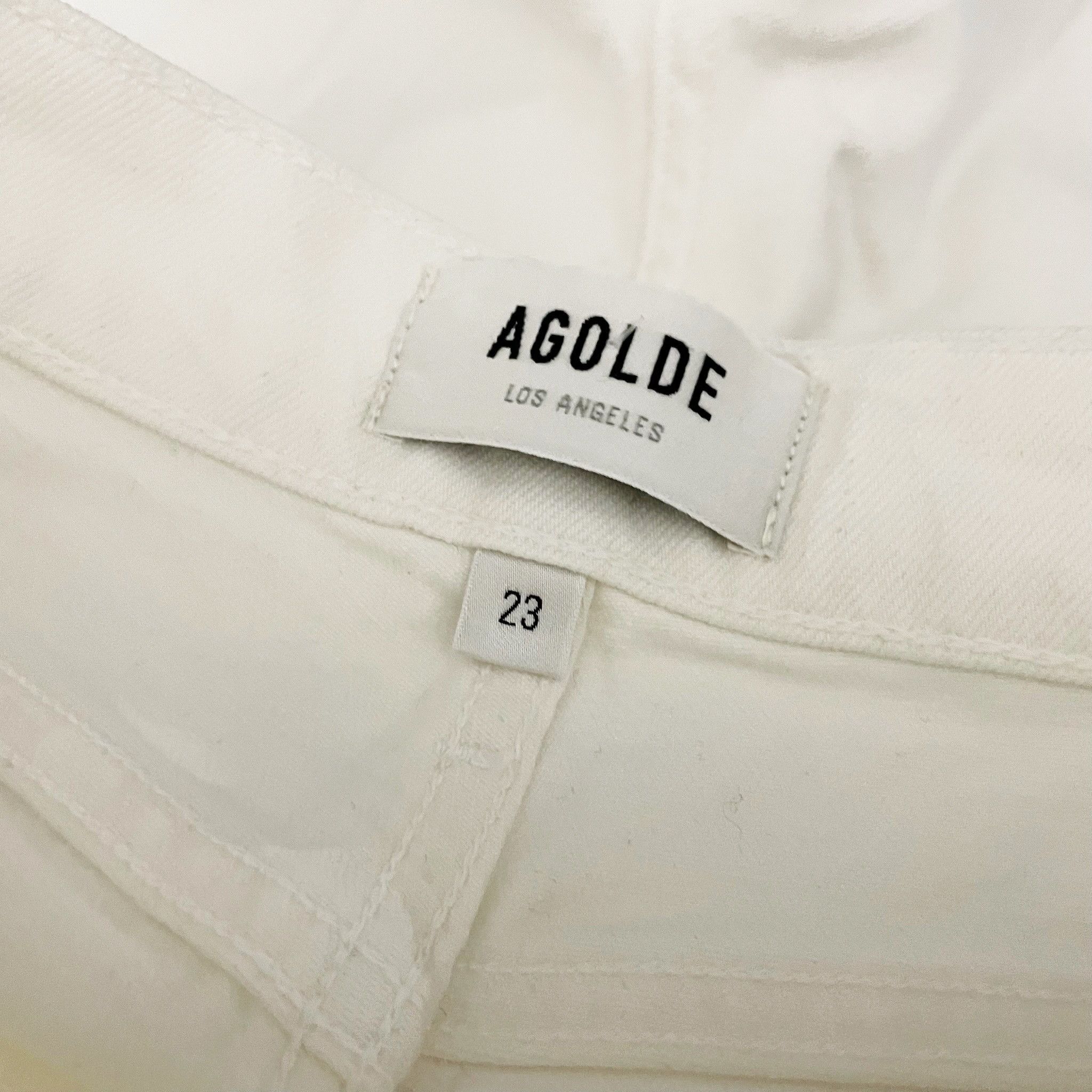 Agolde Agolde Denim Nico High Rise Slim Cotton Size 23" - 2 Thumbnail