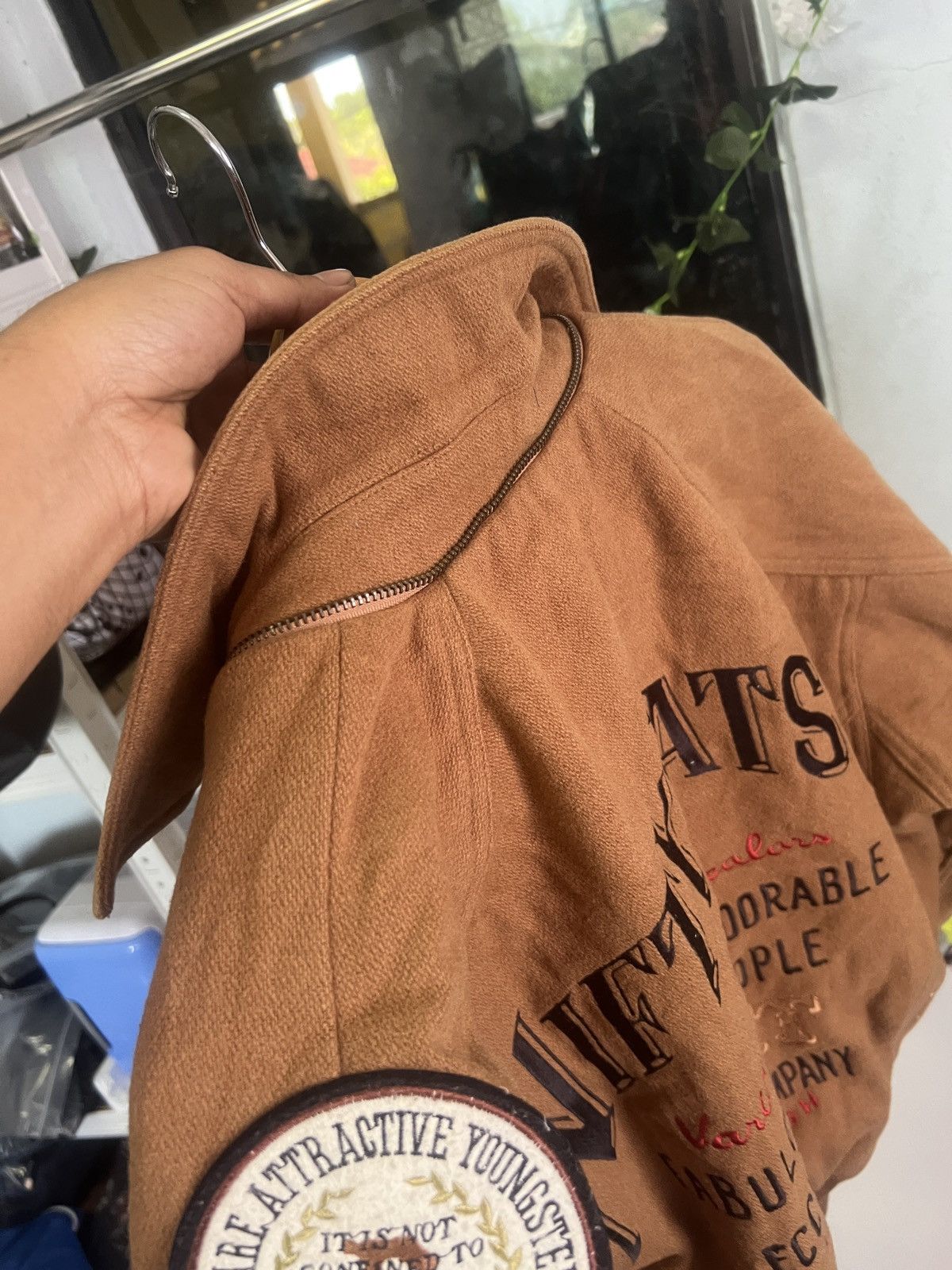 Japanese Brand Vintage BRAND BATSU CO LTD VARSITY JACKET Size US M / EU 48-50 / 2 - 9 Thumbnail