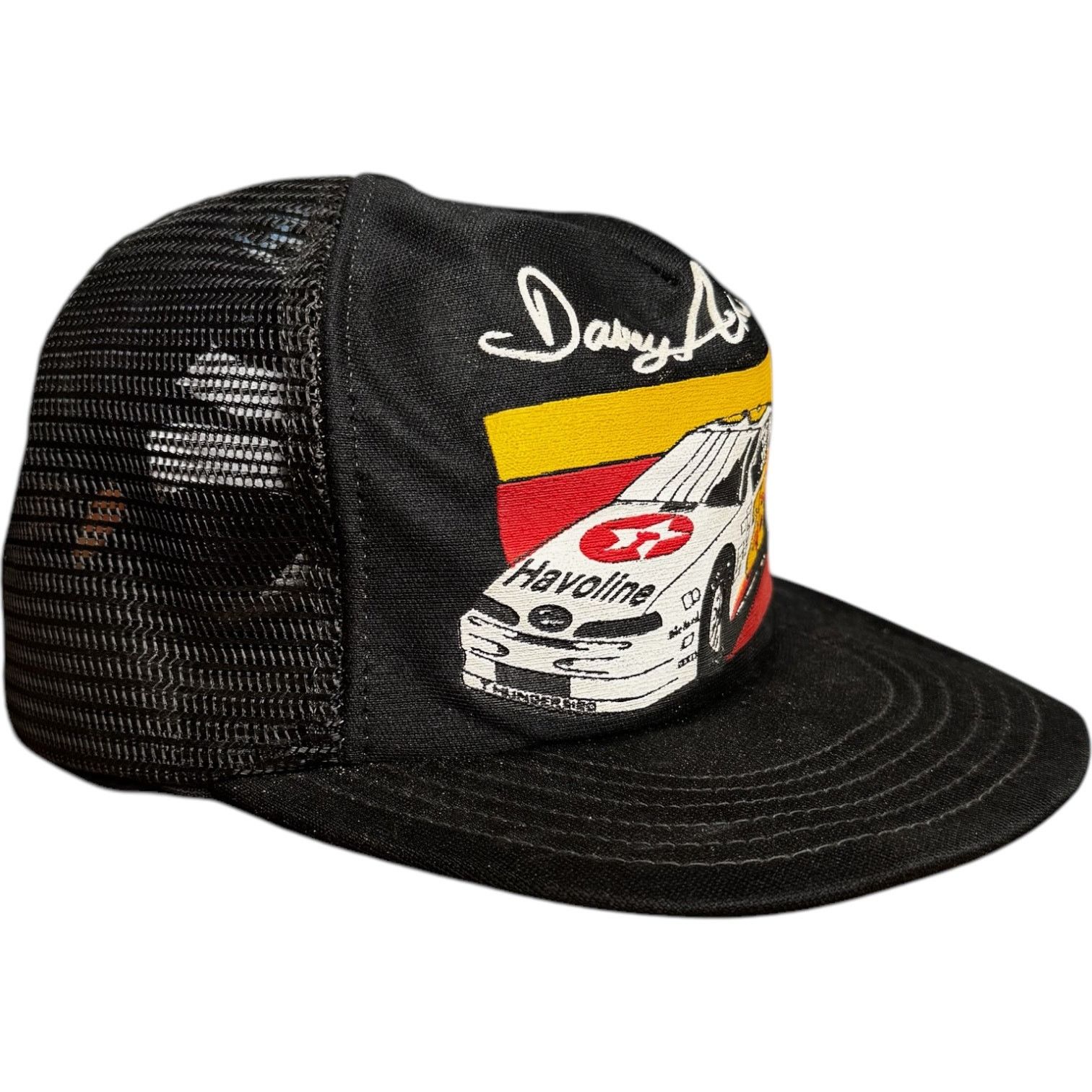 Vintage Vintage Davey Allison Snapback Trucker Hat Size ONE SIZE - 3 Thumbnail