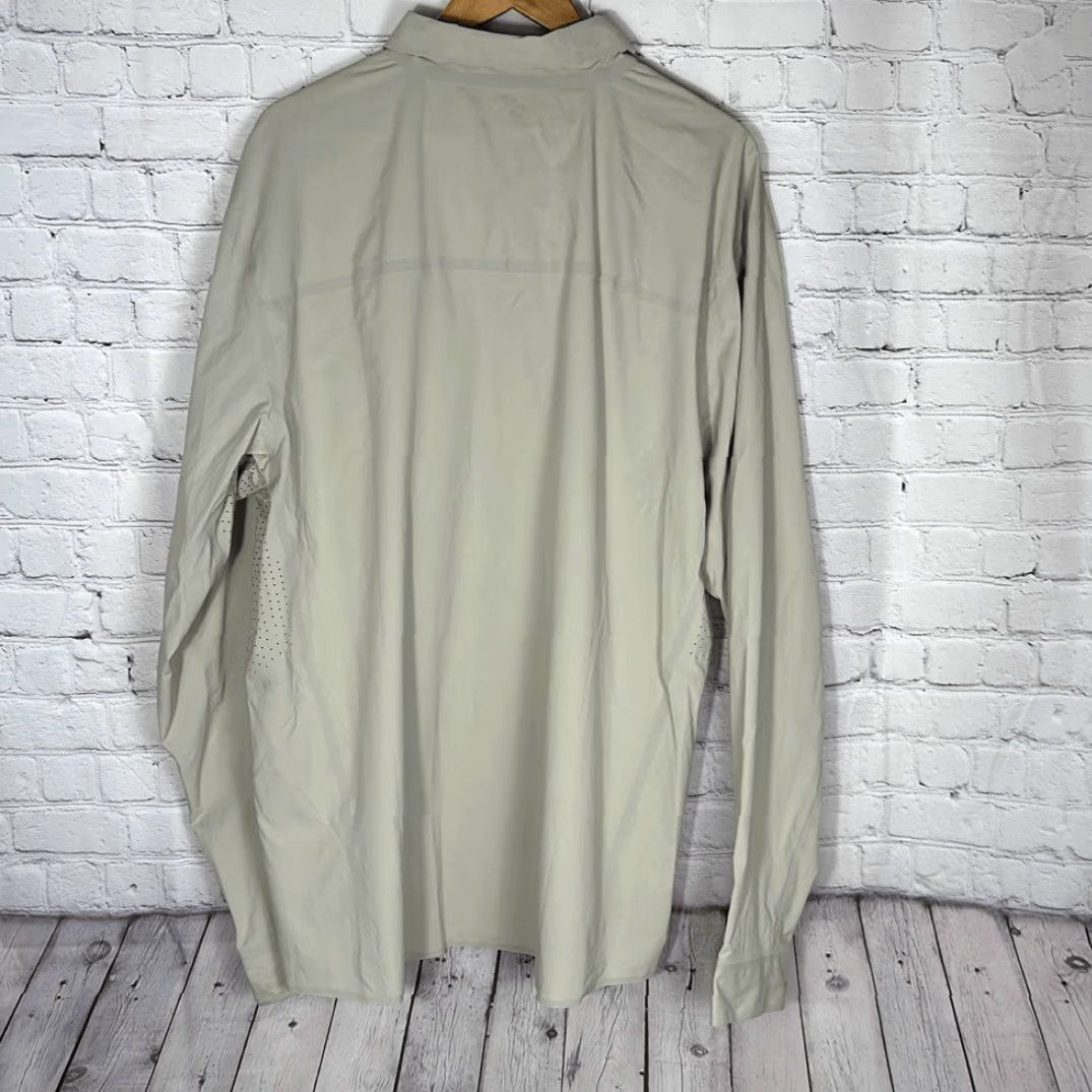Mountain Hardwear VINTAGE Mountain Hardwear Men's Fishing Vented Long Sleeve Shirt 2XL Tan Wick Q Men Size US XXL / EU 58 / 5 - 6 Thumbnail
