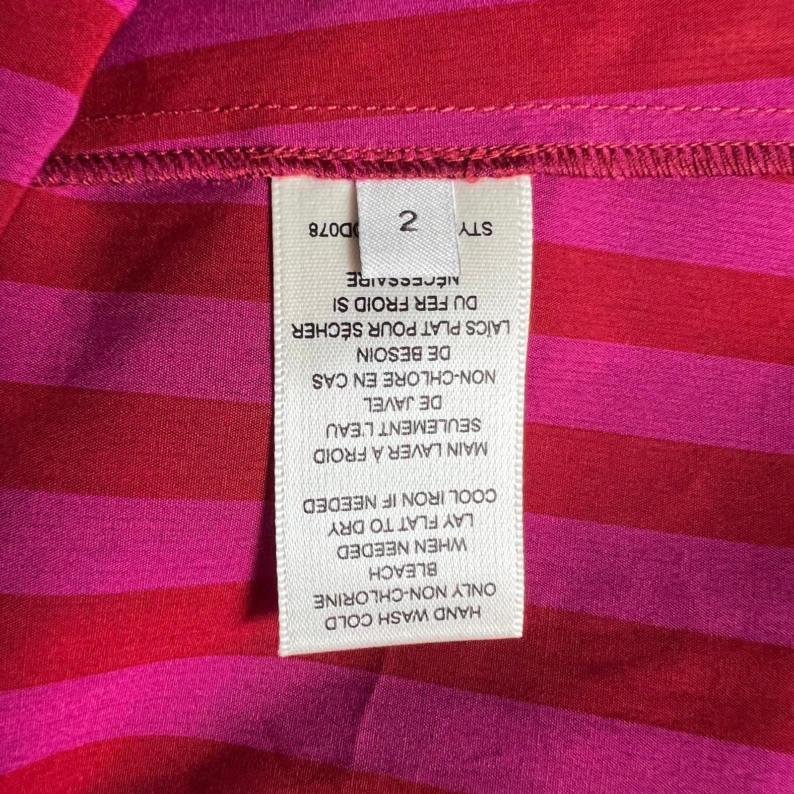 Rebecca Taylor REBECCA TAYLOR Open Back Tea-Length Fit + Flare Dress, US2 Size XS / US 0-2 / IT 36-38 - 7 Thumbnail