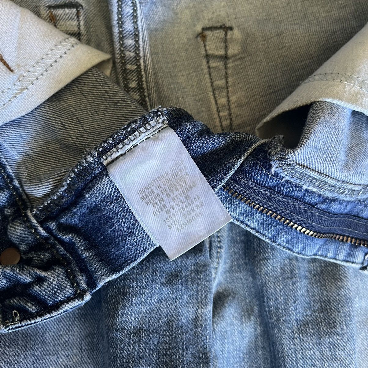 Polo Ralph Lauren Vintage 2000s Polo Ralph Lauren Ashmore Washed Denim Jeans Size US 30 / EU 46 - 8 Thumbnail