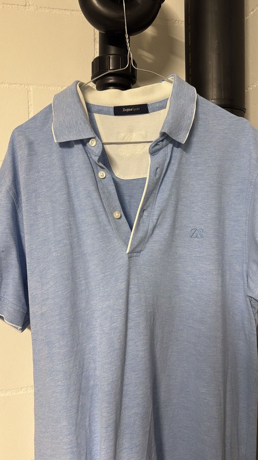 Ermenegildo Zegna Zegna Sport Polo Size US XL / EU 56 / 4 - 1 Thumbnail