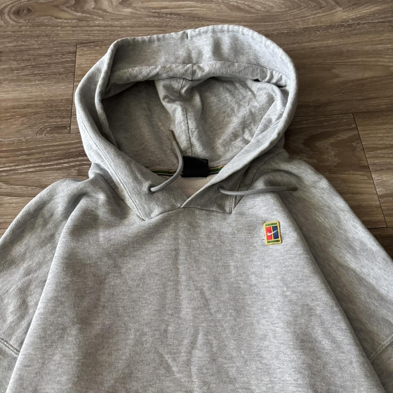 Nike Crazy Vintage 90s Grey Nike Streetwear Essential Hoodie! Size L Size US L / EU 52-54 / 3 - 2 Thumbnail