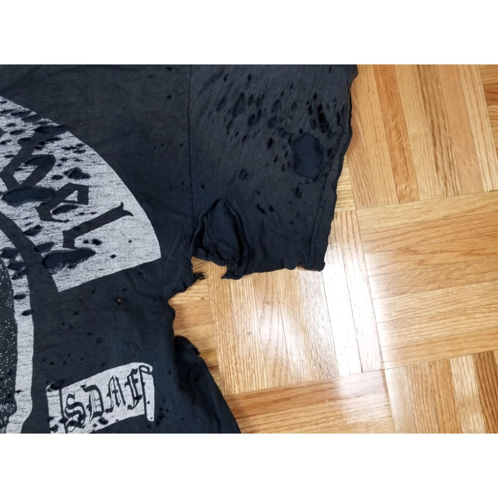 Vintage VINTAGE BLACK LABEL SOCIETY T-SHIRT XL BLACK DISTRESSED GRUNGE 2007 Men Size US XL / EU 56 / 4 - 3 Thumbnail