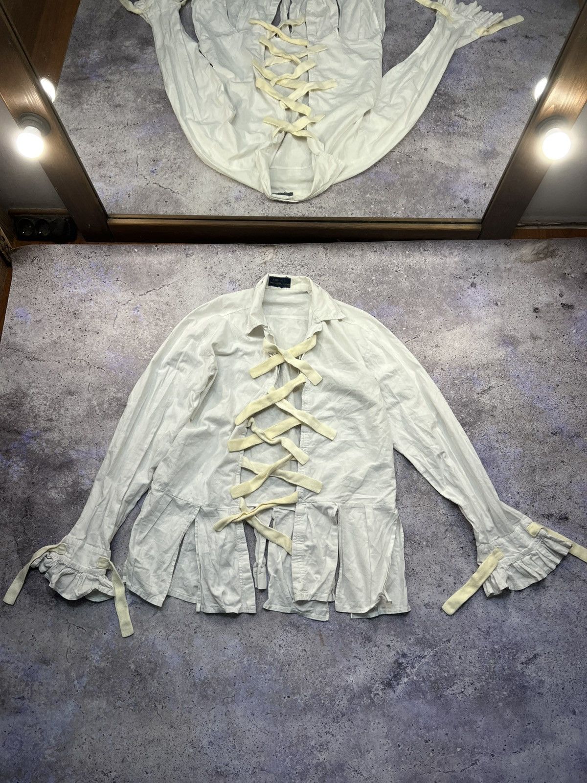Other Artificial Eye Kensington London Pirate Lace Shirt (Rare) Size US L / EU 52-54 / 3 - 2 Thumbnail