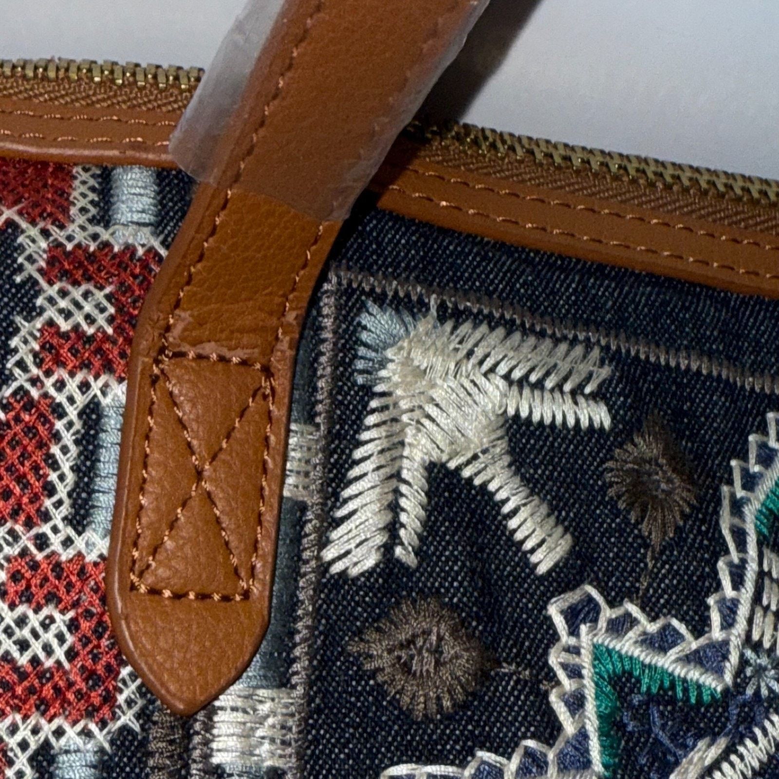 Johnny Was JOHNNY WAS Austin Embroidered Overnight Tote Weekender Bag Size ONE SIZE - 12 Thumbnail