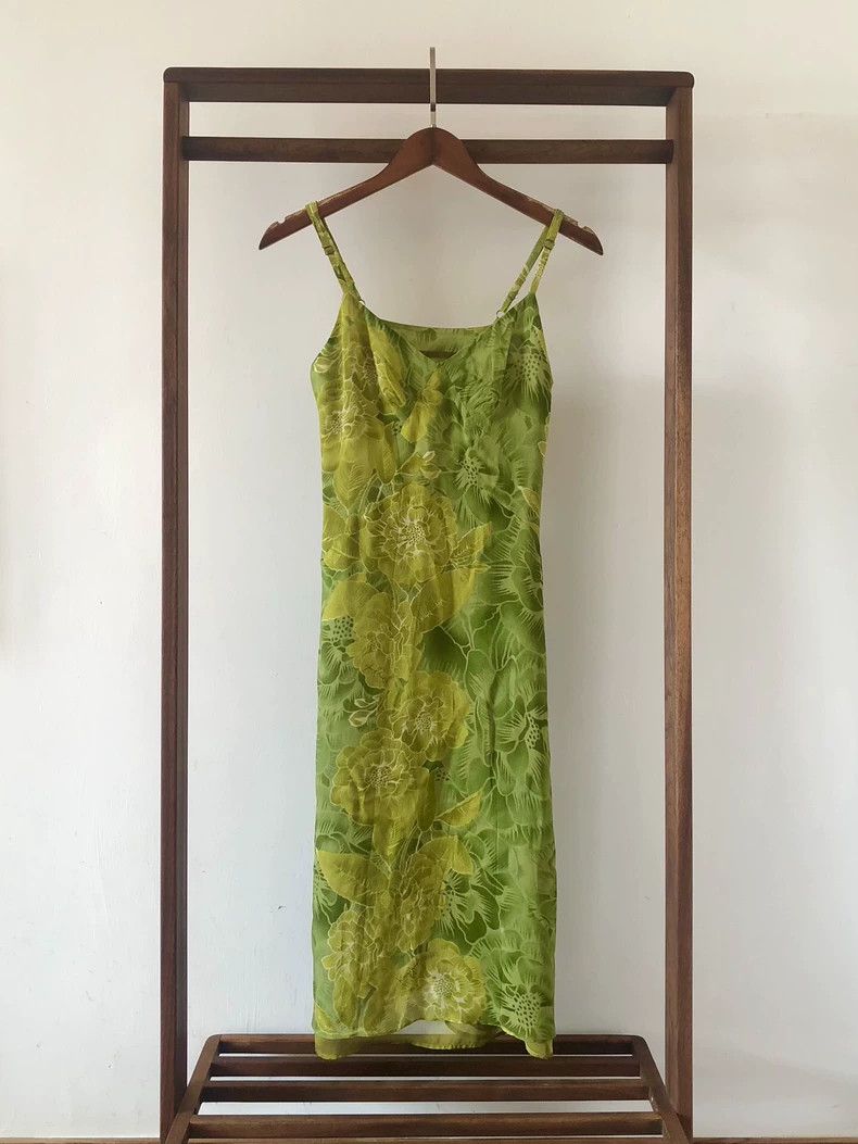 Kenzo KENZO Silk printed sling dress vintage Size XS / US 0-2 / IT 36-38 - 1 Thumbnail