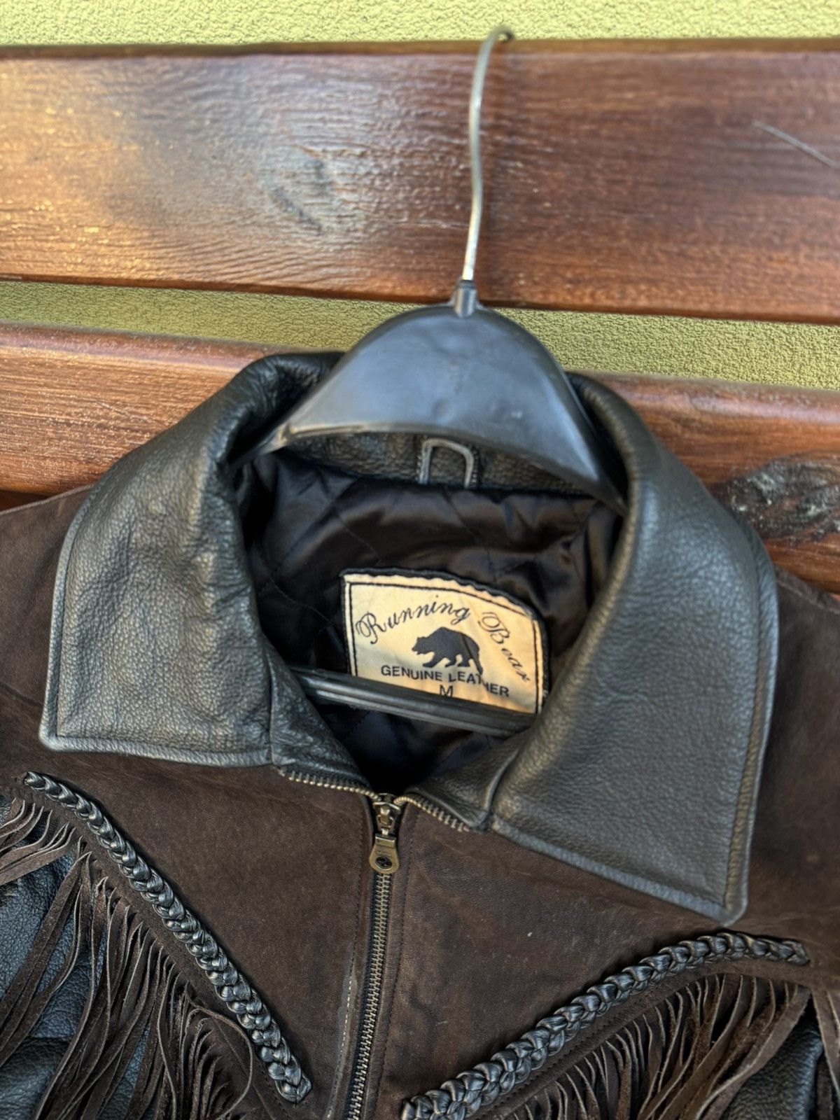 Vintage Vintage Suede Fringe Cowboy Western Leather Jacket Hype Rare Size US M / EU 48-50 / 2 - 4 Thumbnail
