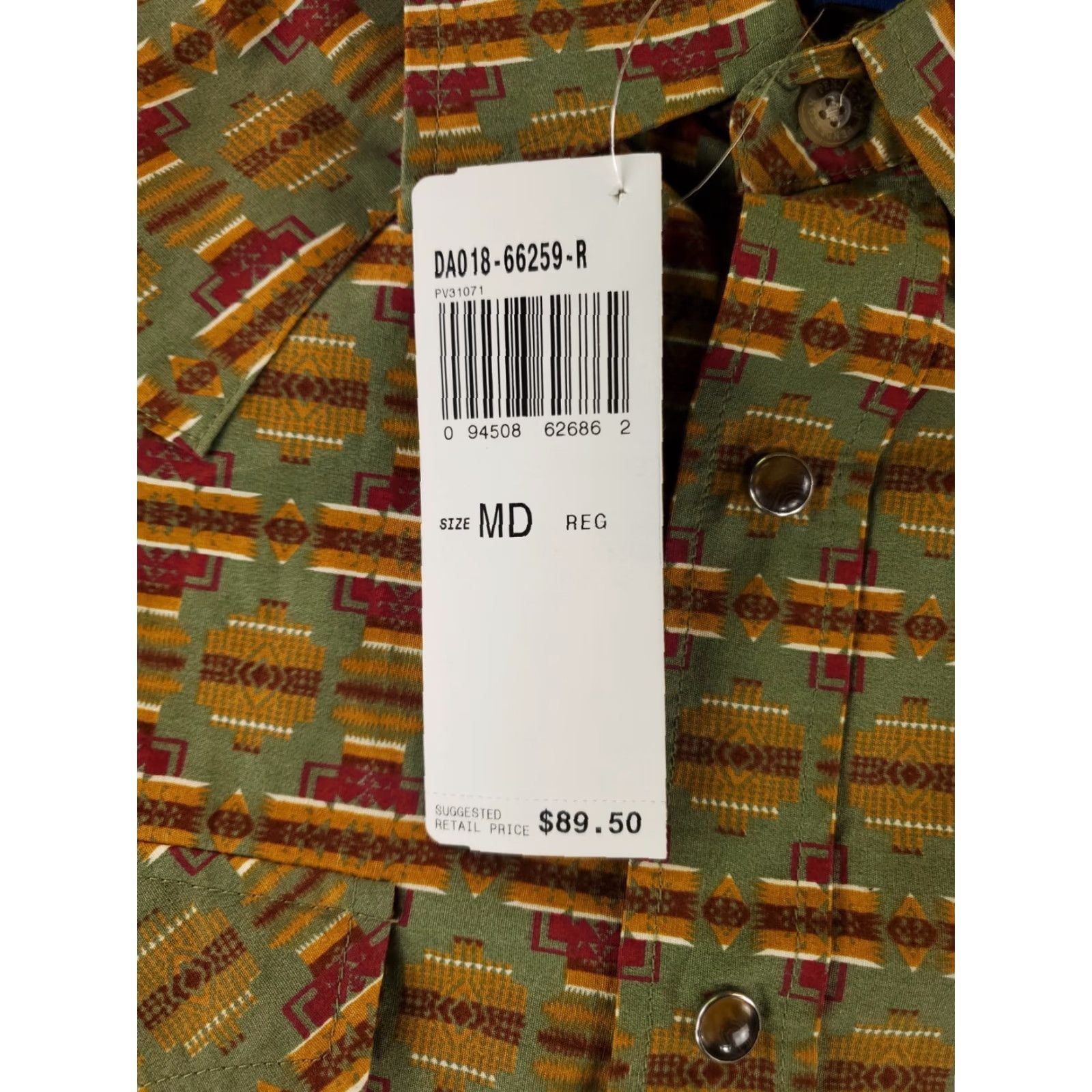 Pendleton Pendleton Shirt Frontier Snap Western Patterned Long Sleeve Men M NWT Size US M / EU 48-50 / 2 - 2 Thumbnail