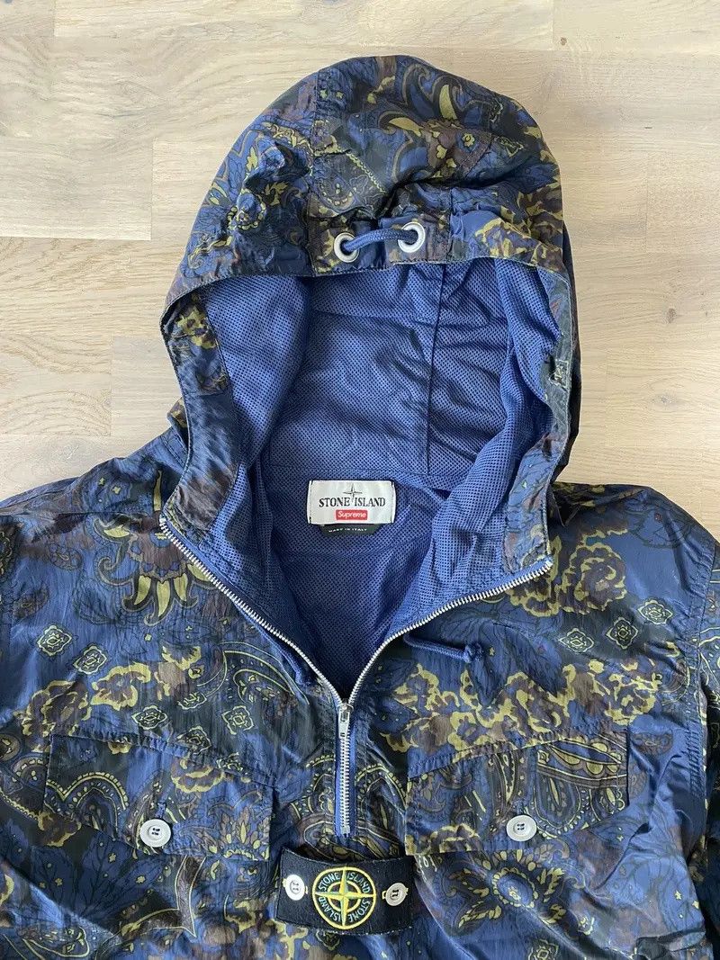 Stone Island x Supreme 48AS1 Anorak Jacket in Nylon Metal 5C