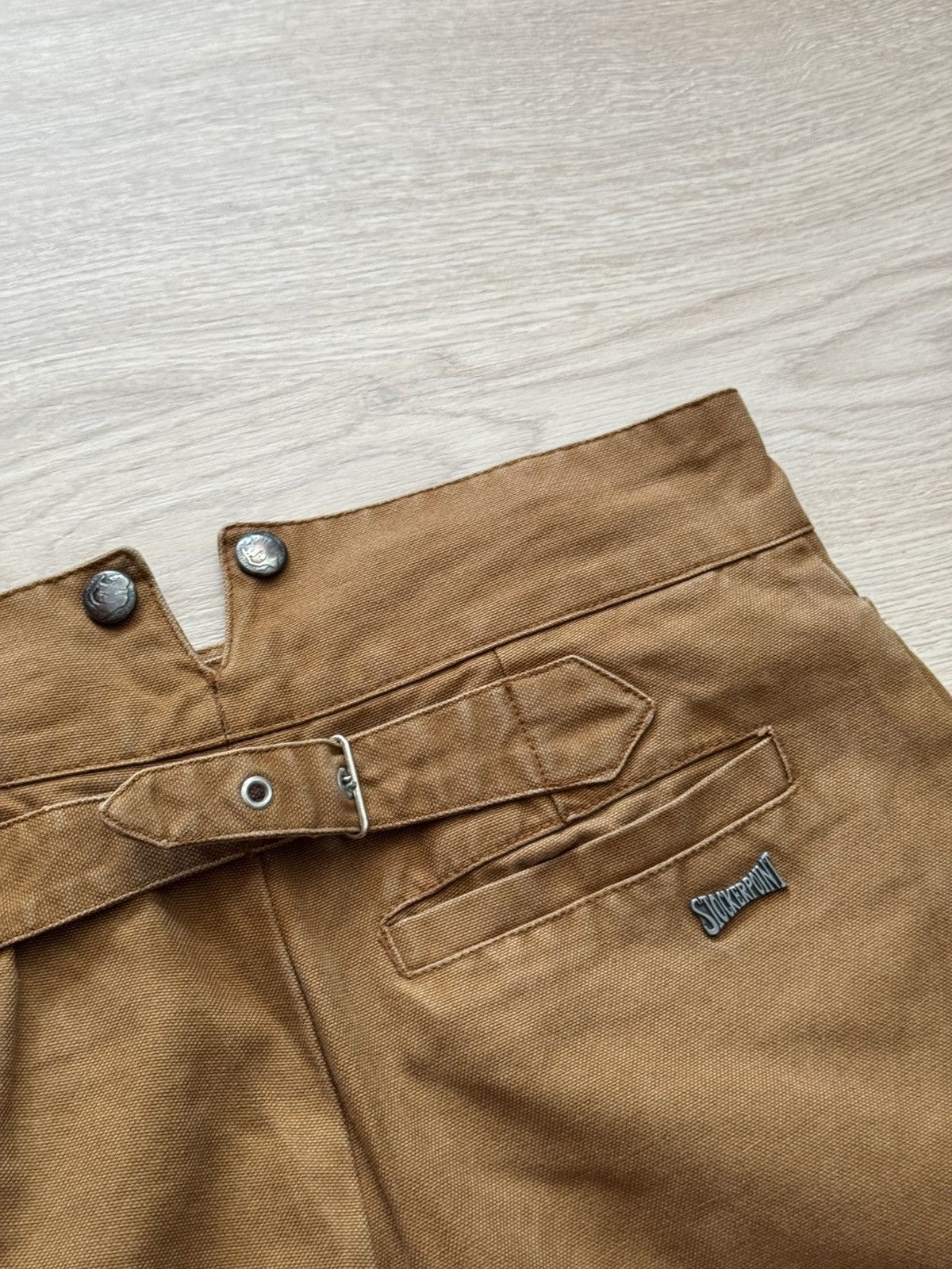 Cowboy Equipment Vintage StockerPoint Buckle Back Western Cowboy Brown Pants Size US 32 / EU 48 - 6 Thumbnail