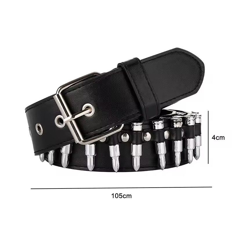Other Retro Vintage Bullet Studded Belt Size ONE SIZE - 3 Thumbnail
