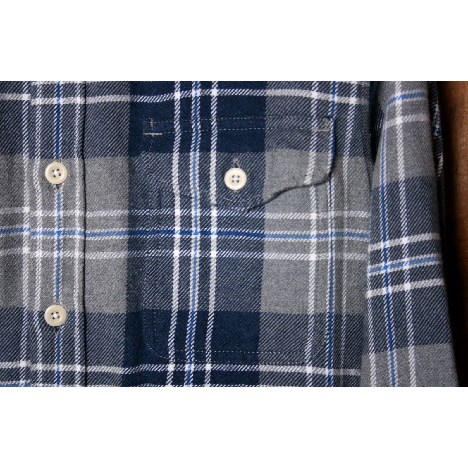 Wallace & Barnes WALLACE & BARNES Plaid Flannel Shirt M Button-Up Long Sleeve Cotton 100% Multicolor Men Size US M / EU 48-50 / 2 - 3 Thumbnail