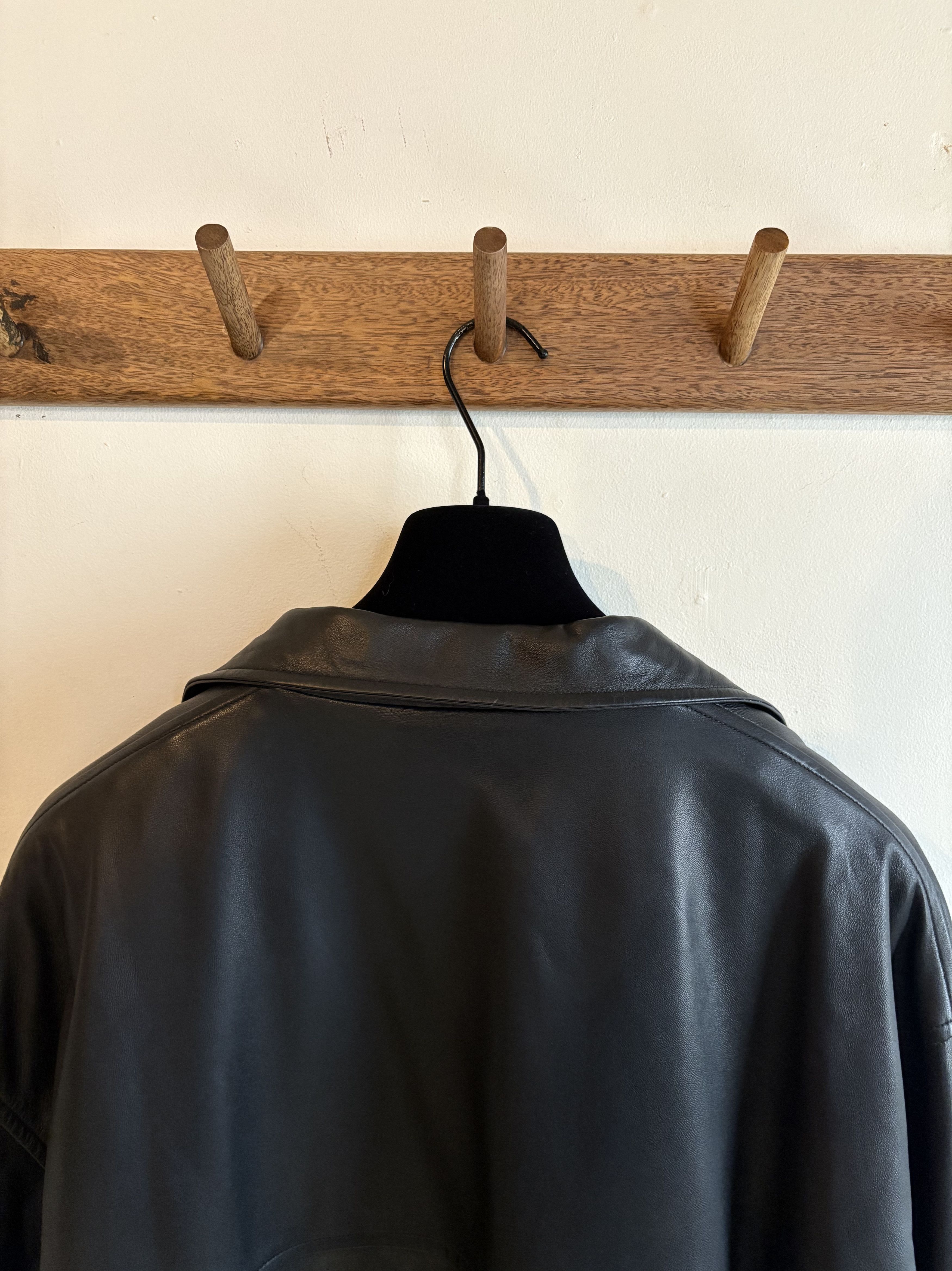 Balenciaga Balenciaga Lamb Leather Track Top Jacket Size US S / EU 44-46 / 1 - 13 Thumbnail