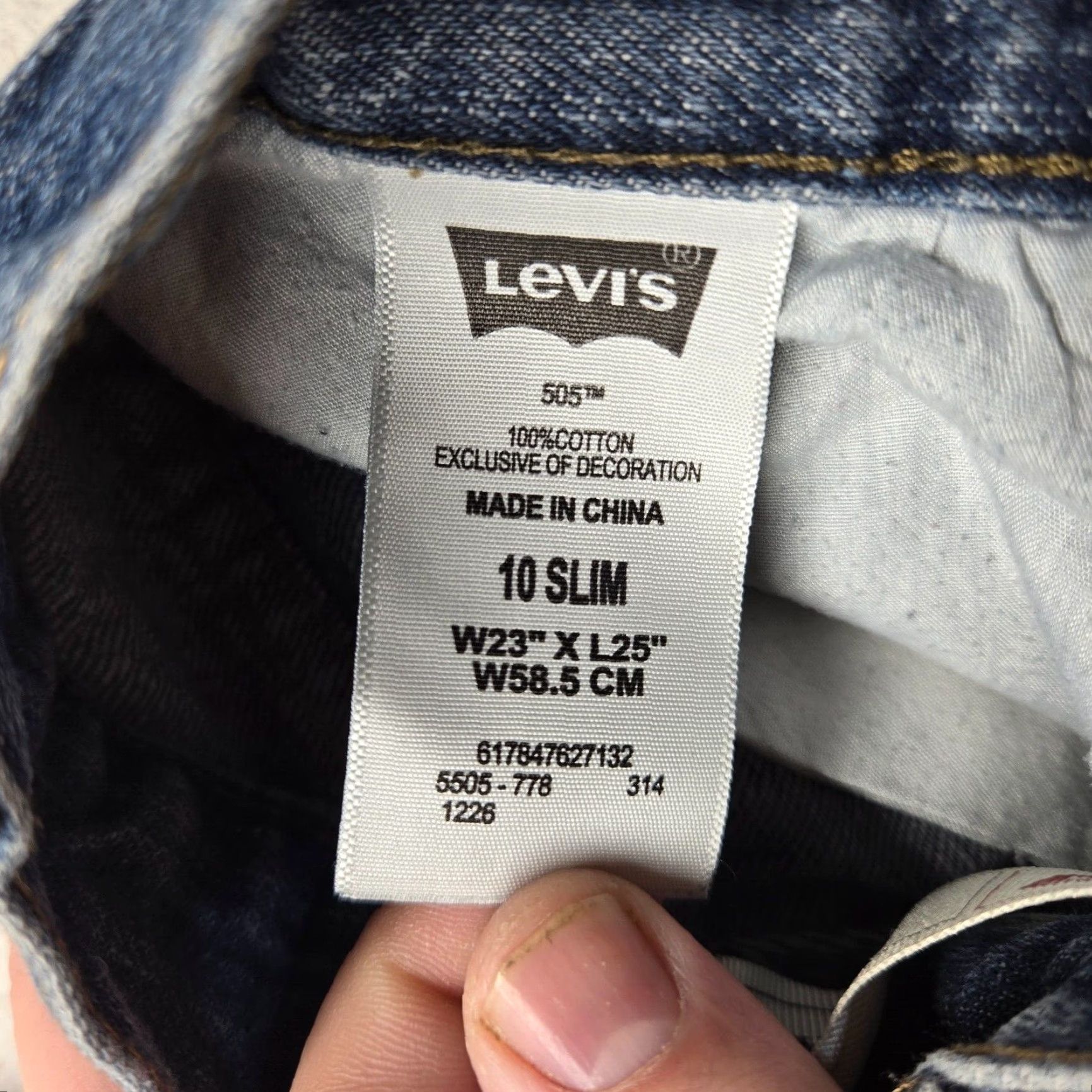 Levi's Levi's 505 Jeans Denim Pants Women Size 10 Slim Straight Adult Blue Size 32" / US 10 / IT 46 - 4 Thumbnail