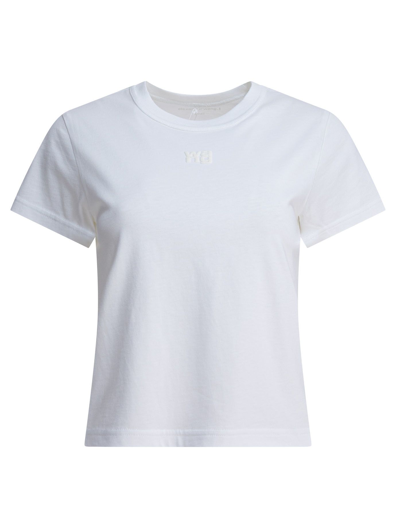 Alexander Wang Essential Jsy Shrunken Tee W/Puff Logo tag size M 