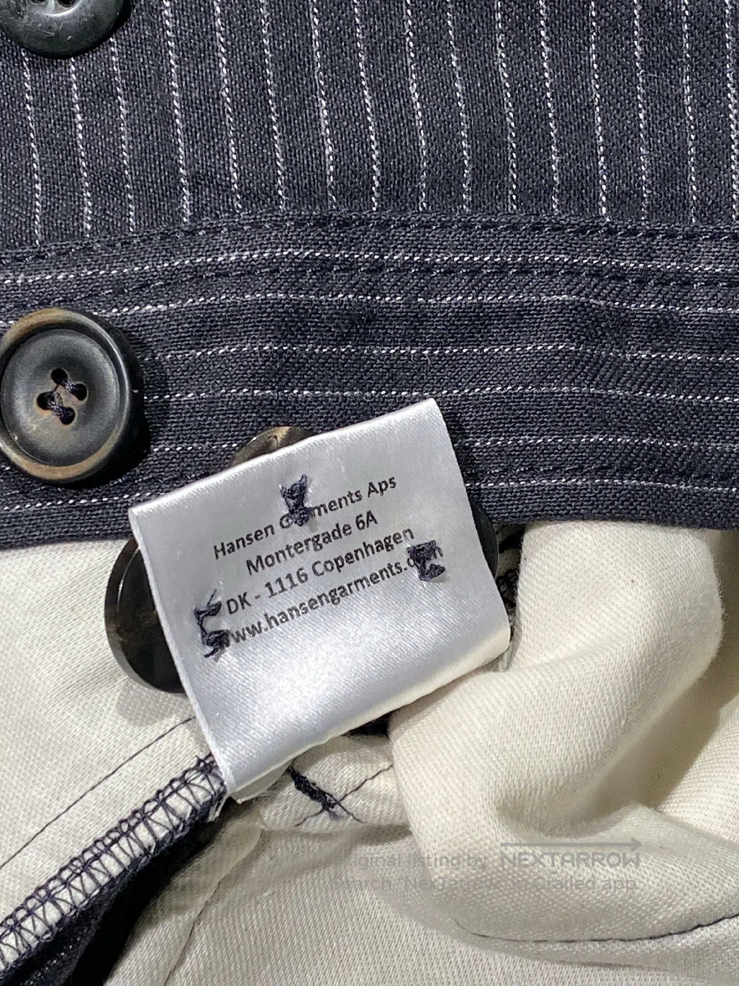 HANSEN Garments HANSEN Wool Blend Trousers. Size US 34 / EU 50 - 6 Thumbnail