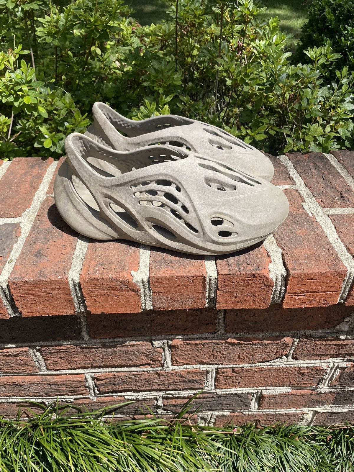 Adidas  Kanye West Yeezy Foam Runner Stone Sage | Grailed