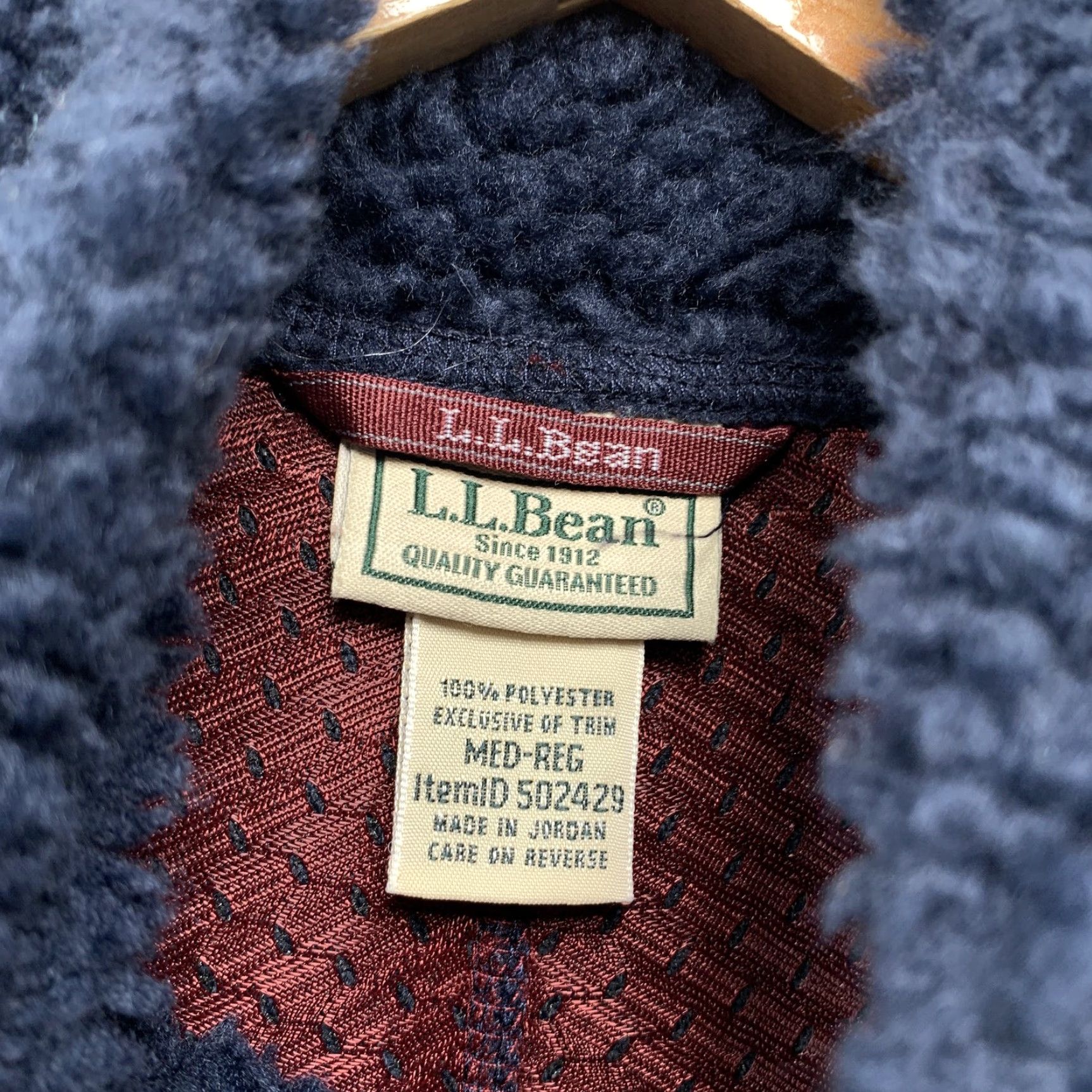 Vintage LL Bean Mens Vest Medium Regular Blue Sherpa Sleeveless Full Zip Outdoor Shirt Size US M / EU 48-50 / 2 - 2 Thumbnail