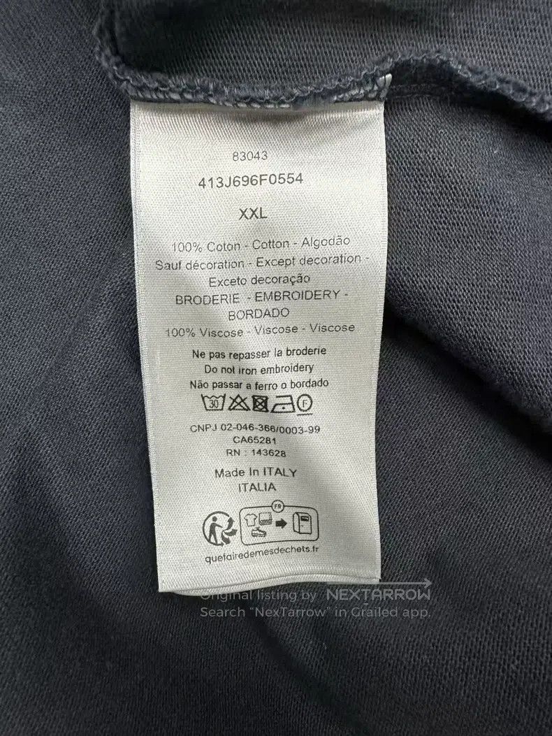 Dior Dior 1947 embroidered letter short sleeves Size US XXL / EU 58 / 5 - 3 Thumbnail