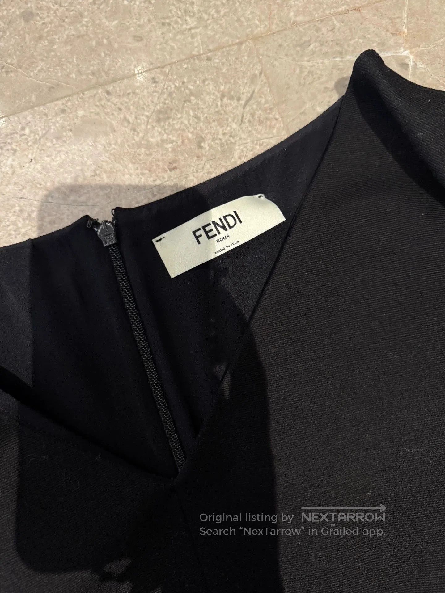 Fendi elegant fendi dress with belt detail. Size US 36 / EU 52 - 3 Thumbnail