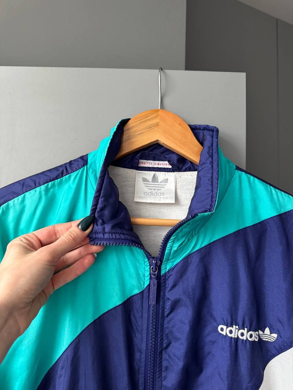 Adidas Vintage 90’s Adidas Track Suit Set Nylon Shell Retro Size US L / EU 52-54 / 3 - 3 Thumbnail