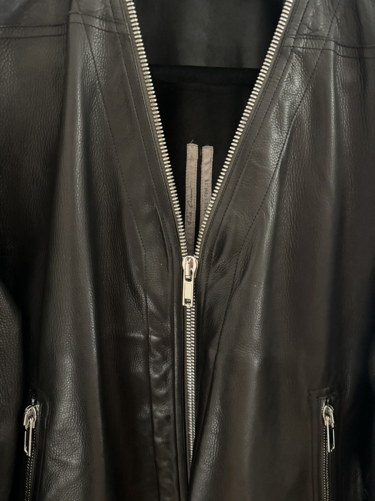 Rick Owens Rick Owens Gethsemane FW21 Leather Jacket Size US L / EU 52-54 / 3 - 2 Thumbnail