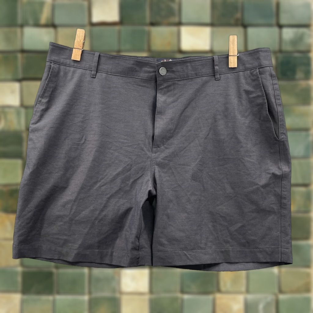 Faherty Faherty All Day Shorts 41x6* Gray Chino Outdoor Golf Performance Surf Preppy Men Size US 41 - 1 Thumbnail