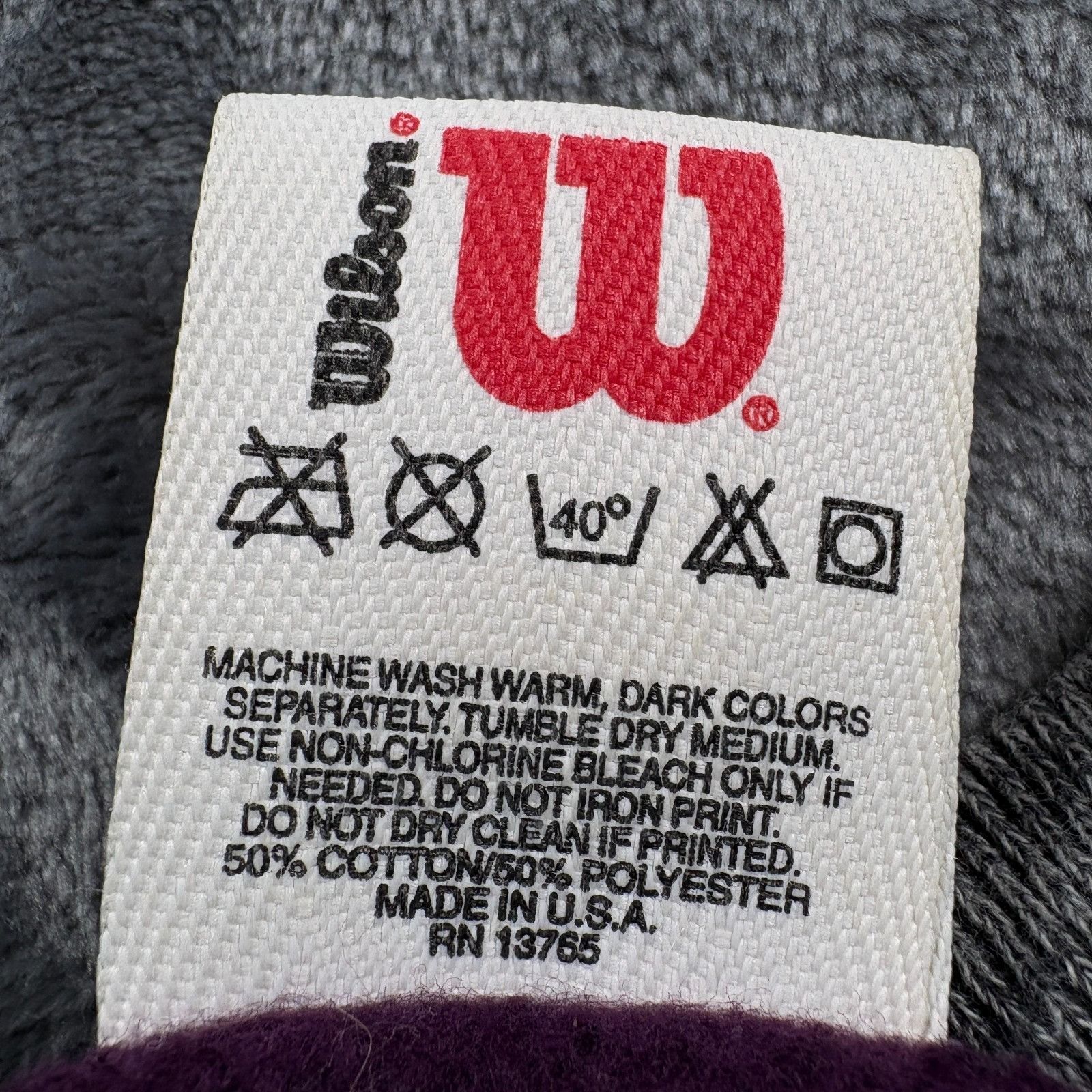 Wilson Vintage 1998 Y2K Problem Wilson Pro 500 Crewneck Sweatshirt Size US L / EU 52-54 / 3 - 5 Thumbnail