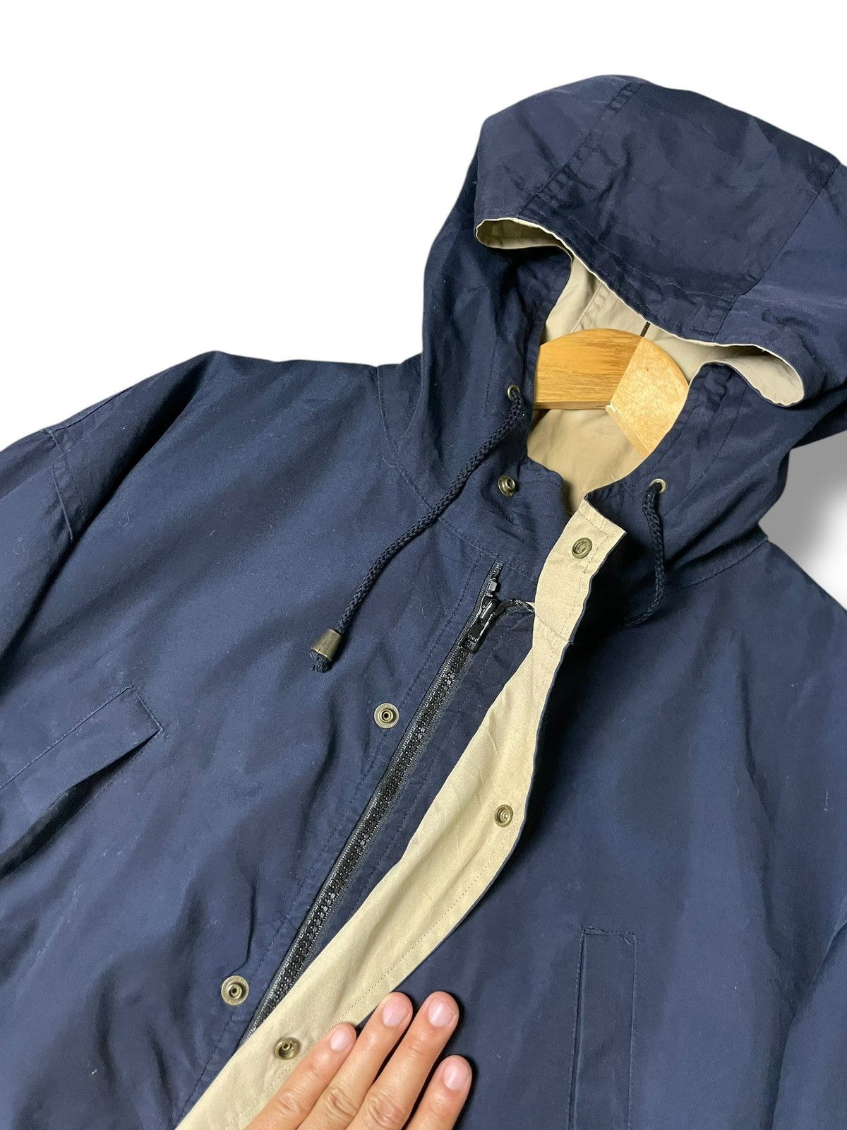 Japanese Brand × Uniqlo × Vintage Vintage Uniqlo Windproof Hooded Jacket (56) Size US L / EU 52-54 / 3 - 7 Thumbnail