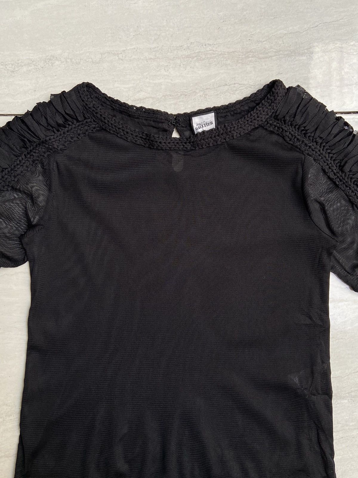 Jean Paul Gaultier JEAN PAUL GAULTIER Black T-shirt Size S / US 4 / IT 40 - 8 Thumbnail
