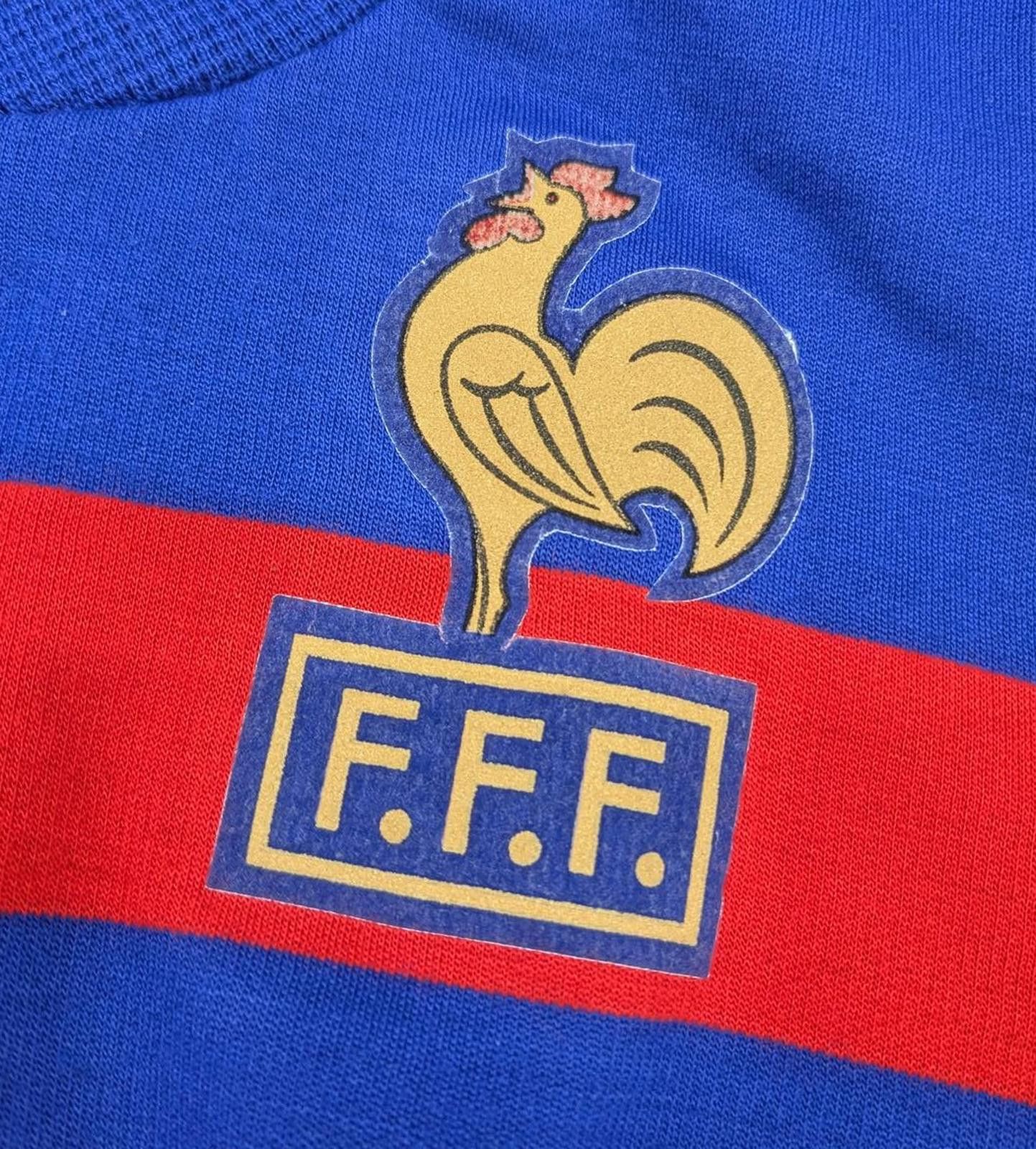 Adidas Vintage 80s France National Team FFF Adidas Sweater Size US S / EU 44-46 / 1 - 2 Thumbnail