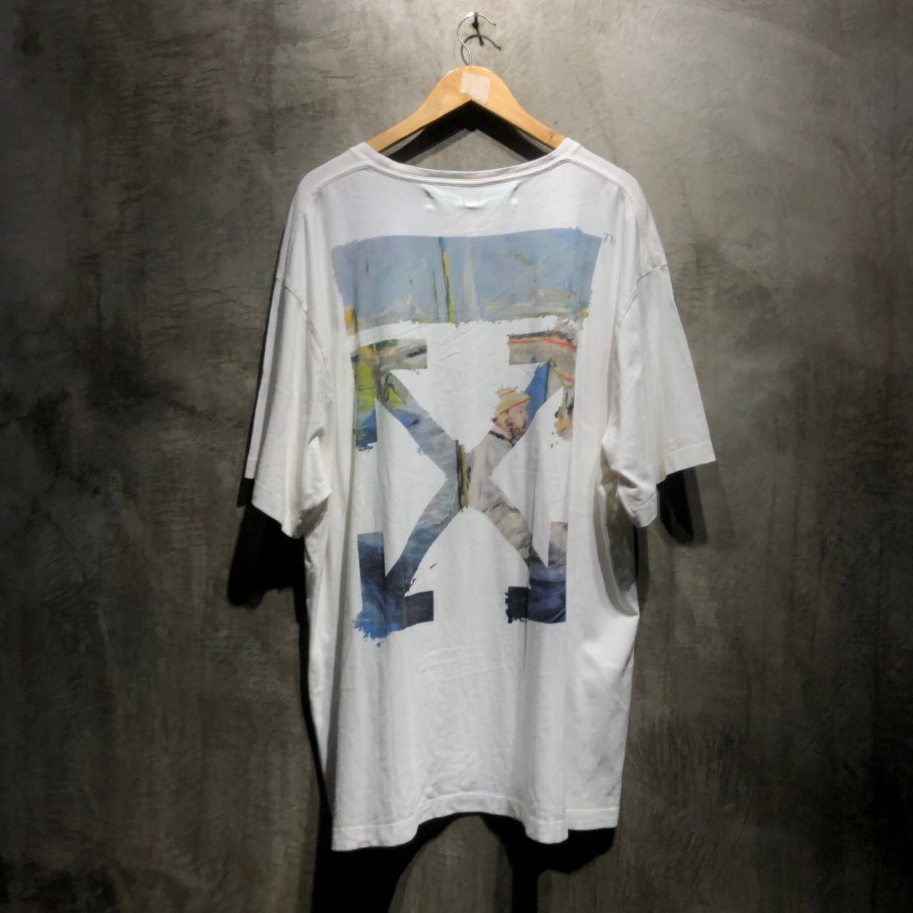 Off white oil painting t shirt best sale