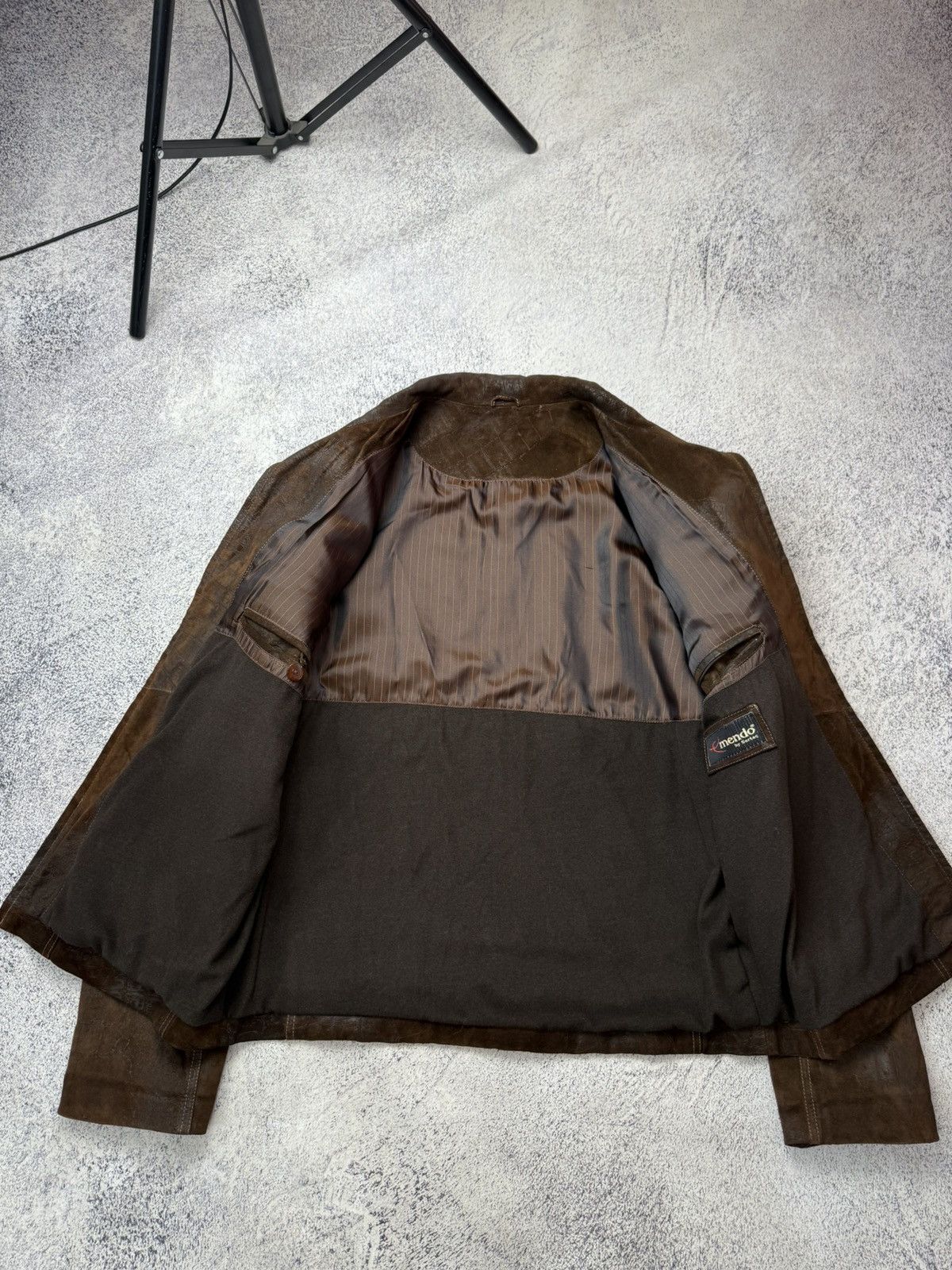 Leather Vintage Cowboy Avant Garde Y2K Brown Crazy Leather Jacket Size US L / EU 52-54 / 3 - 17 Thumbnail