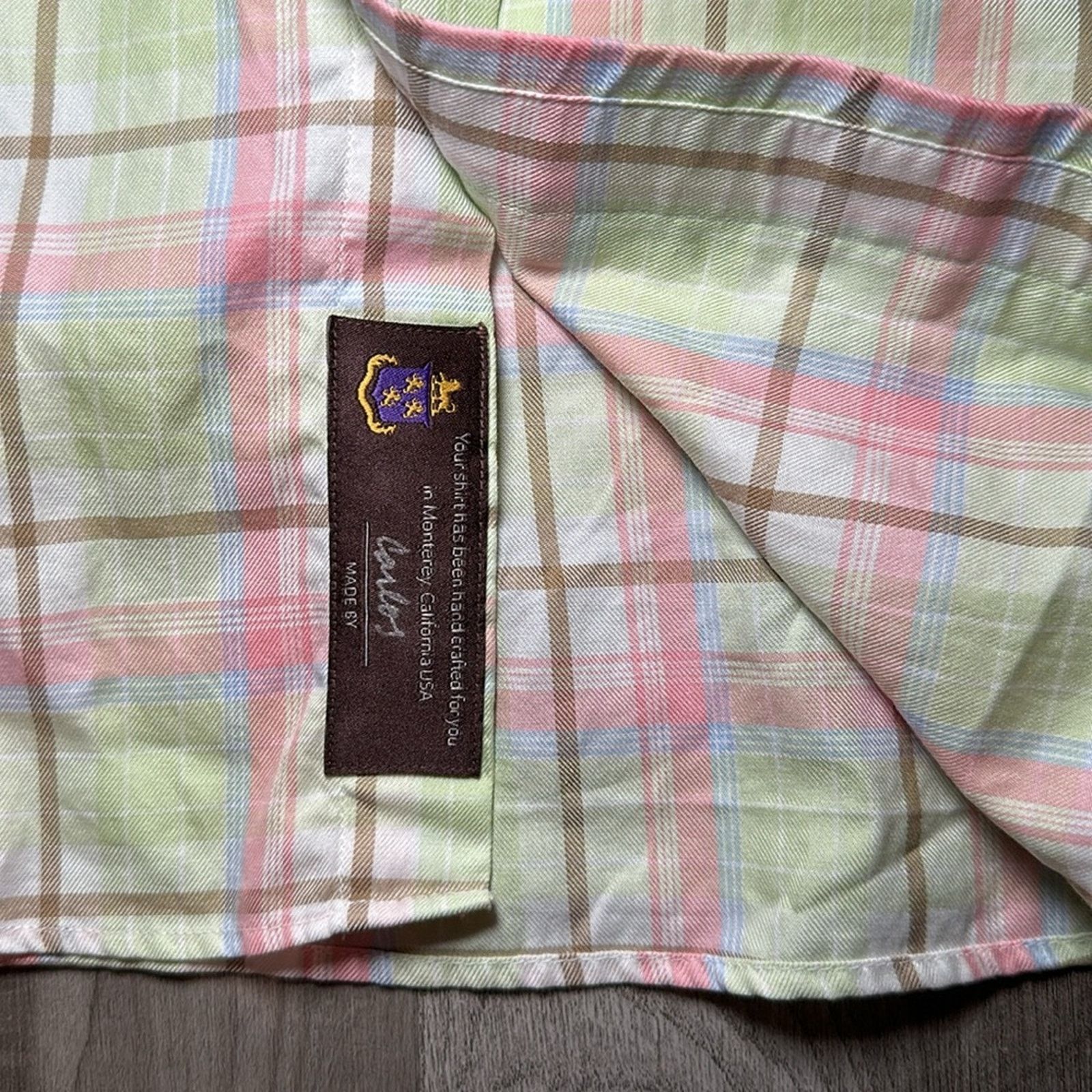 Robert Talbott Robert Talbott Estate Trim Fit Long Sleeve - Large Size US L / EU 52-54 / 3 - 5 Thumbnail