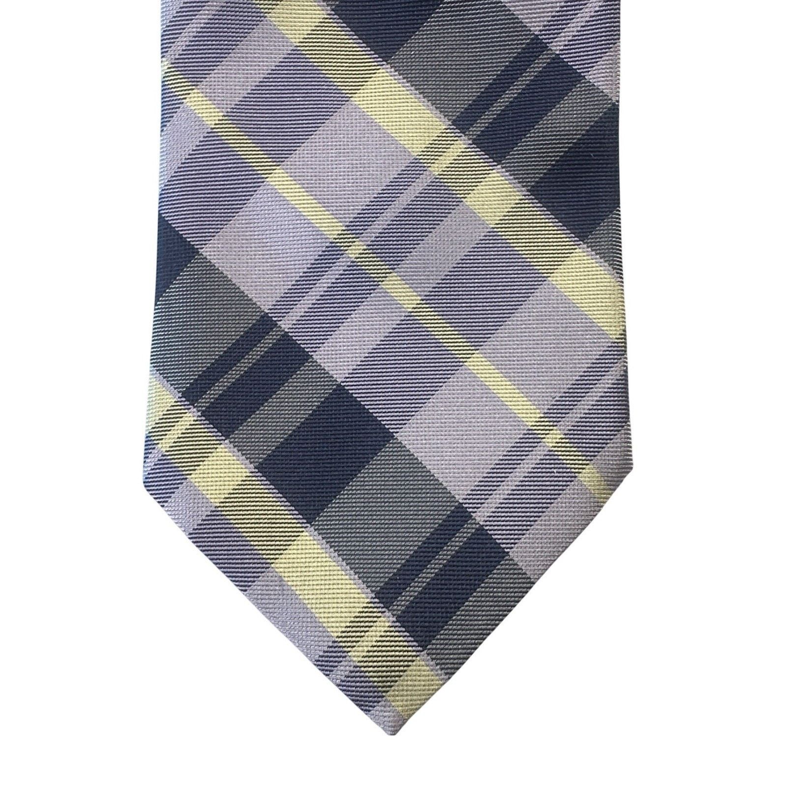 Paul Frederick Paul Frederick Plaid 100% Italian Silk Tie Made in USA NWT Size ONE SIZE - 3 Thumbnail