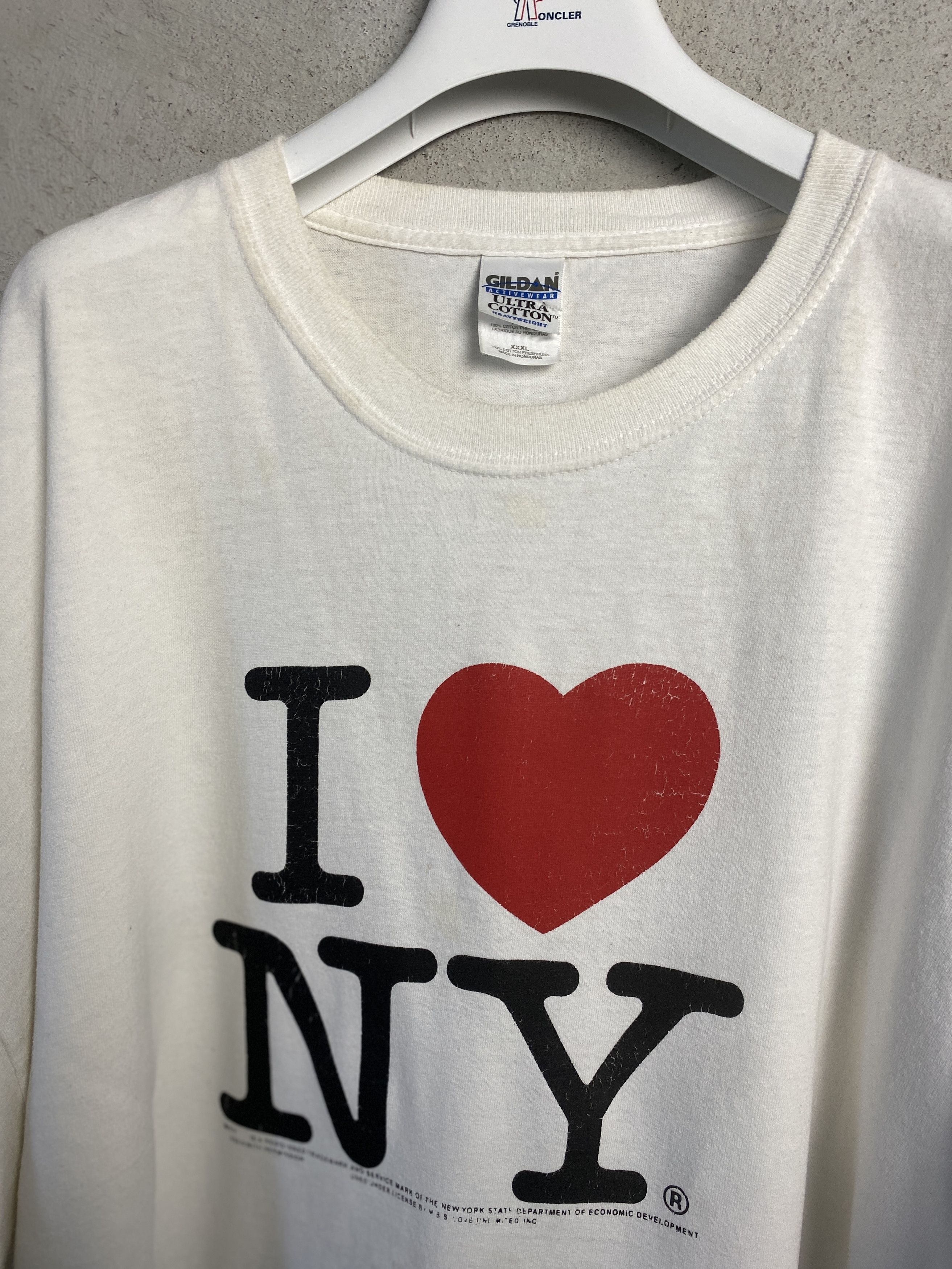 Vintage Vintage I love NY New York big logo t-shirt tee Size US XXL / EU 58 / 5 - 2 Thumbnail