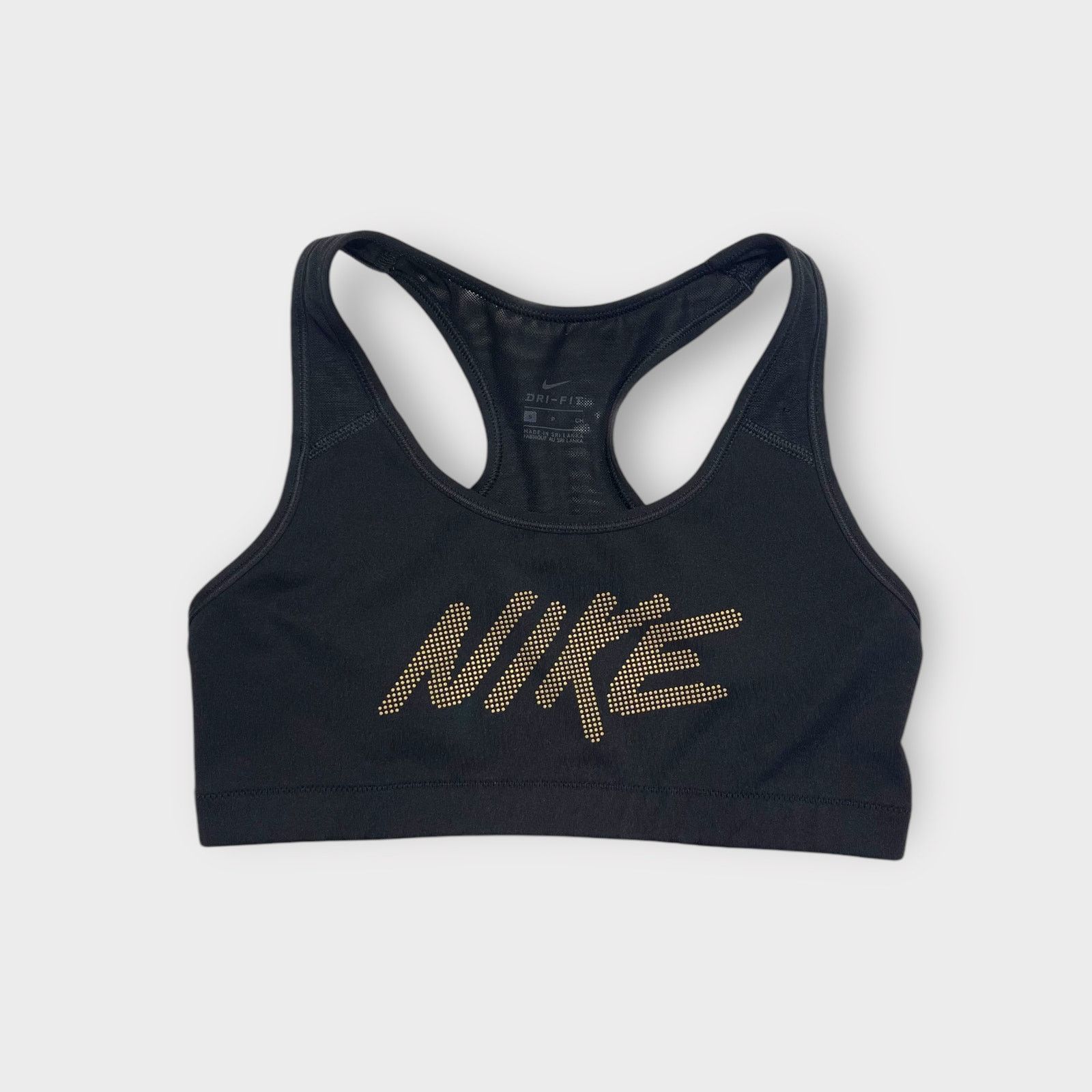 Nike Nike Victory Sports Bra Black Gold Graphic – Size S Size S / US 4 / IT 40 - 4 Thumbnail
