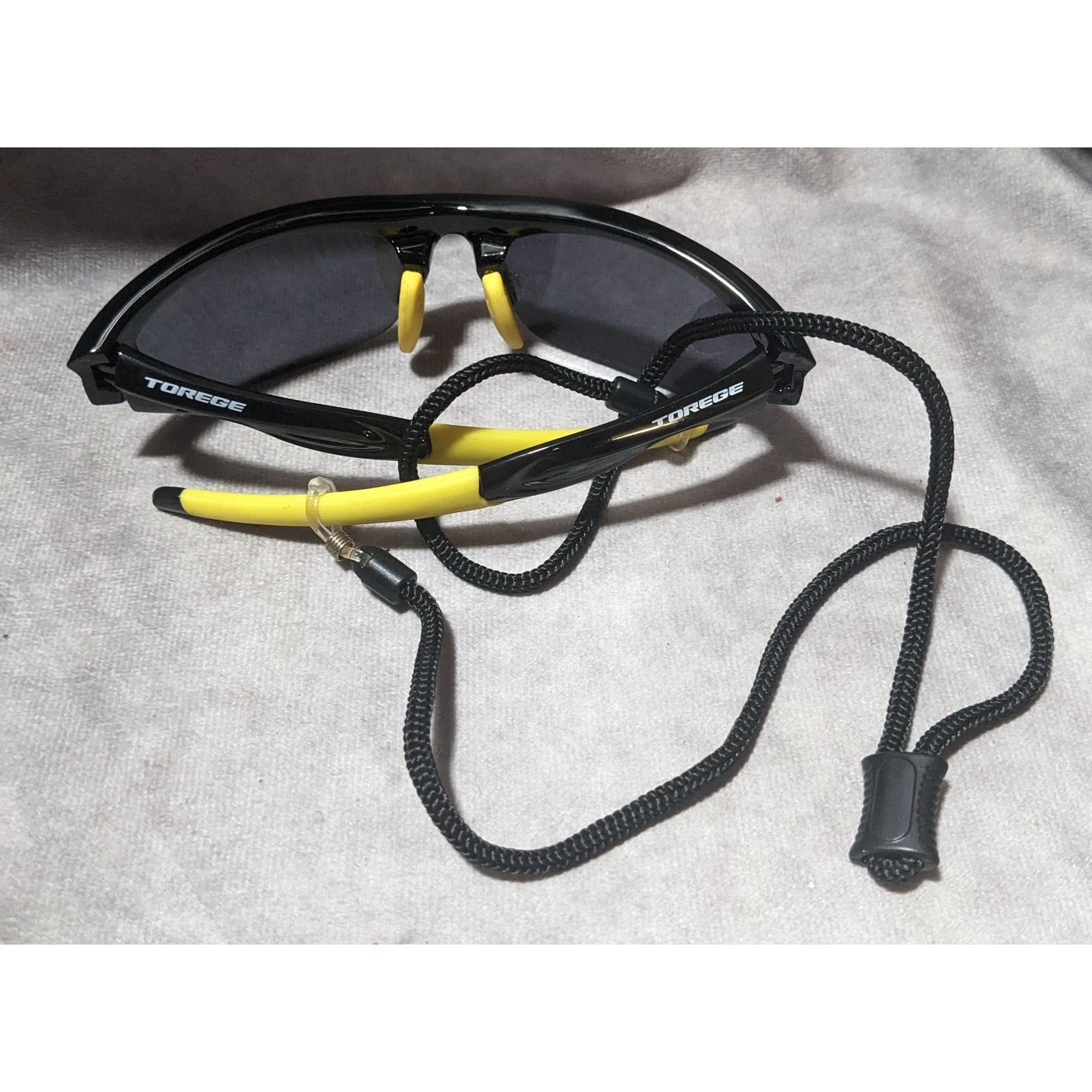 Other Torege Sports Black And Yellow Sunglasses With Cord Size ONE SIZE - 7 Thumbnail